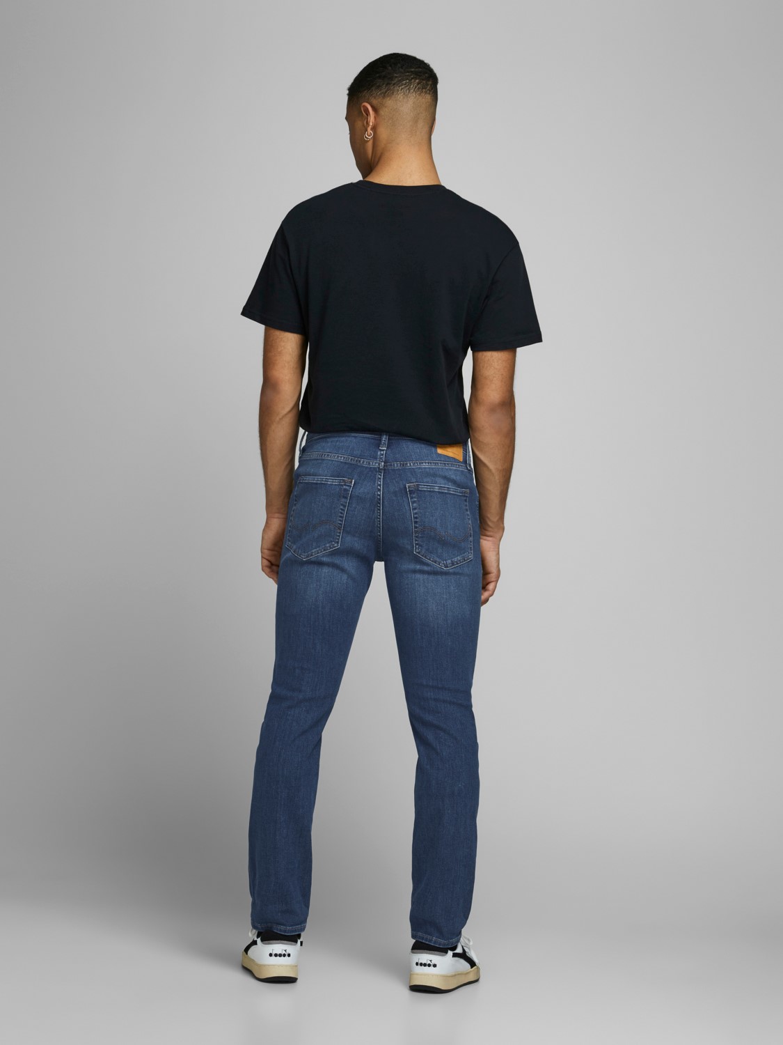 JACK & JONES Glenn Original slim fit, heren jeans, denimblauw