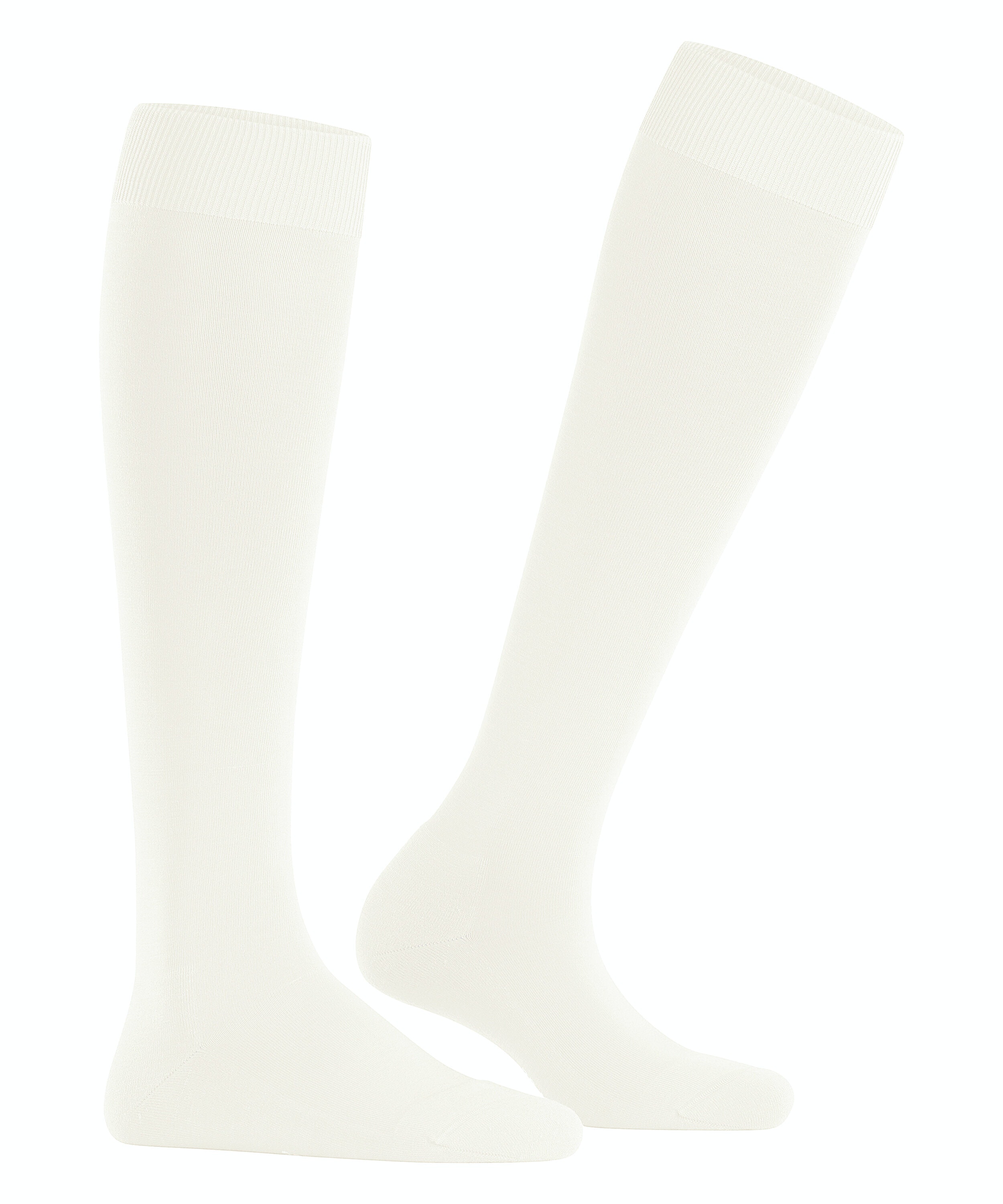 FALKE ClimaWool dames kniekousen, beige (off-white)