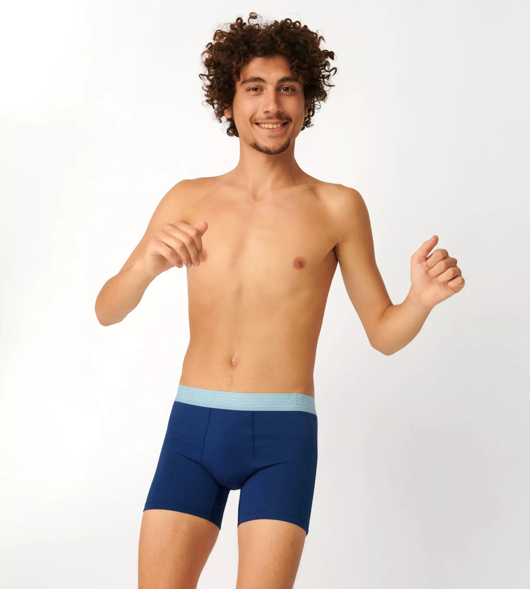 Sloggi Men EVER Cool Short, heren boxershort korte pijp (2-pack), blauw