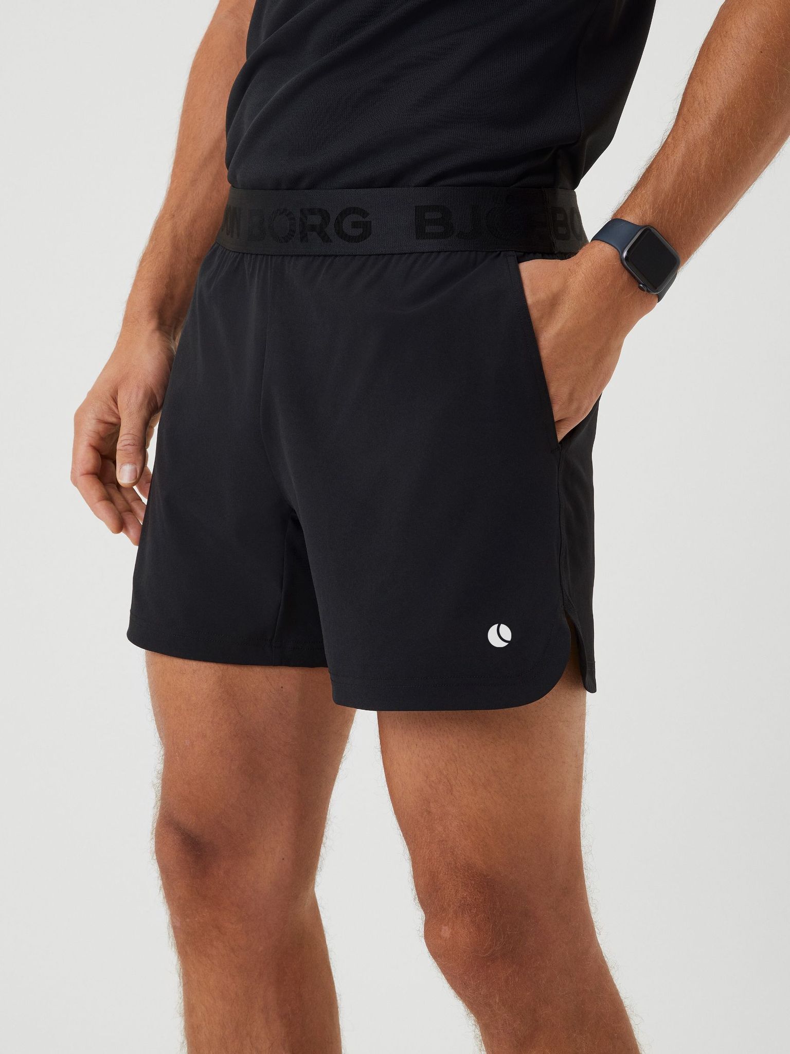 Bjorn Borg Ace Short Shorts, heren broek kort, zwart