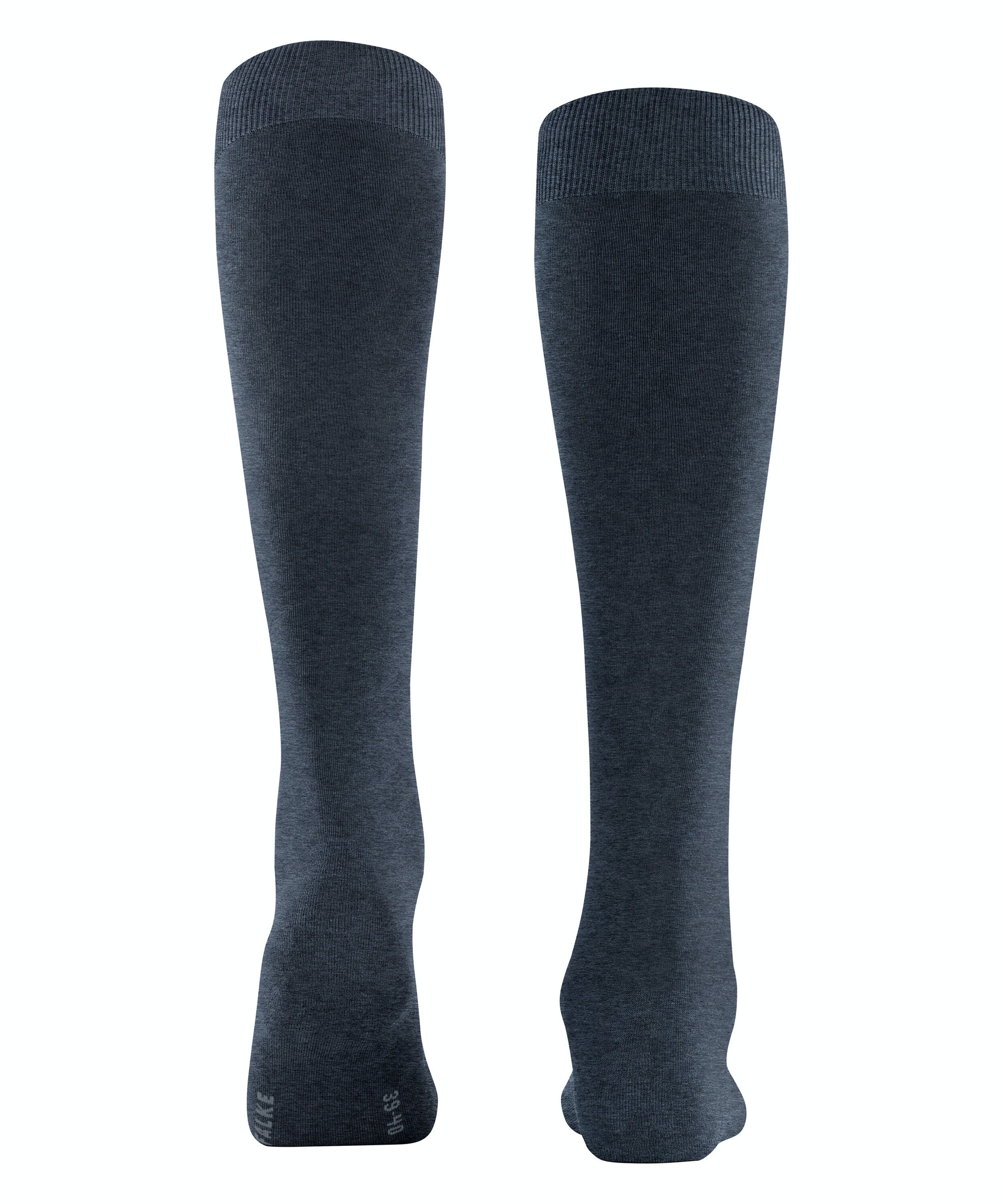 FALKE ClimaWool dames kniekousen, donkerblauw (navy mel.)