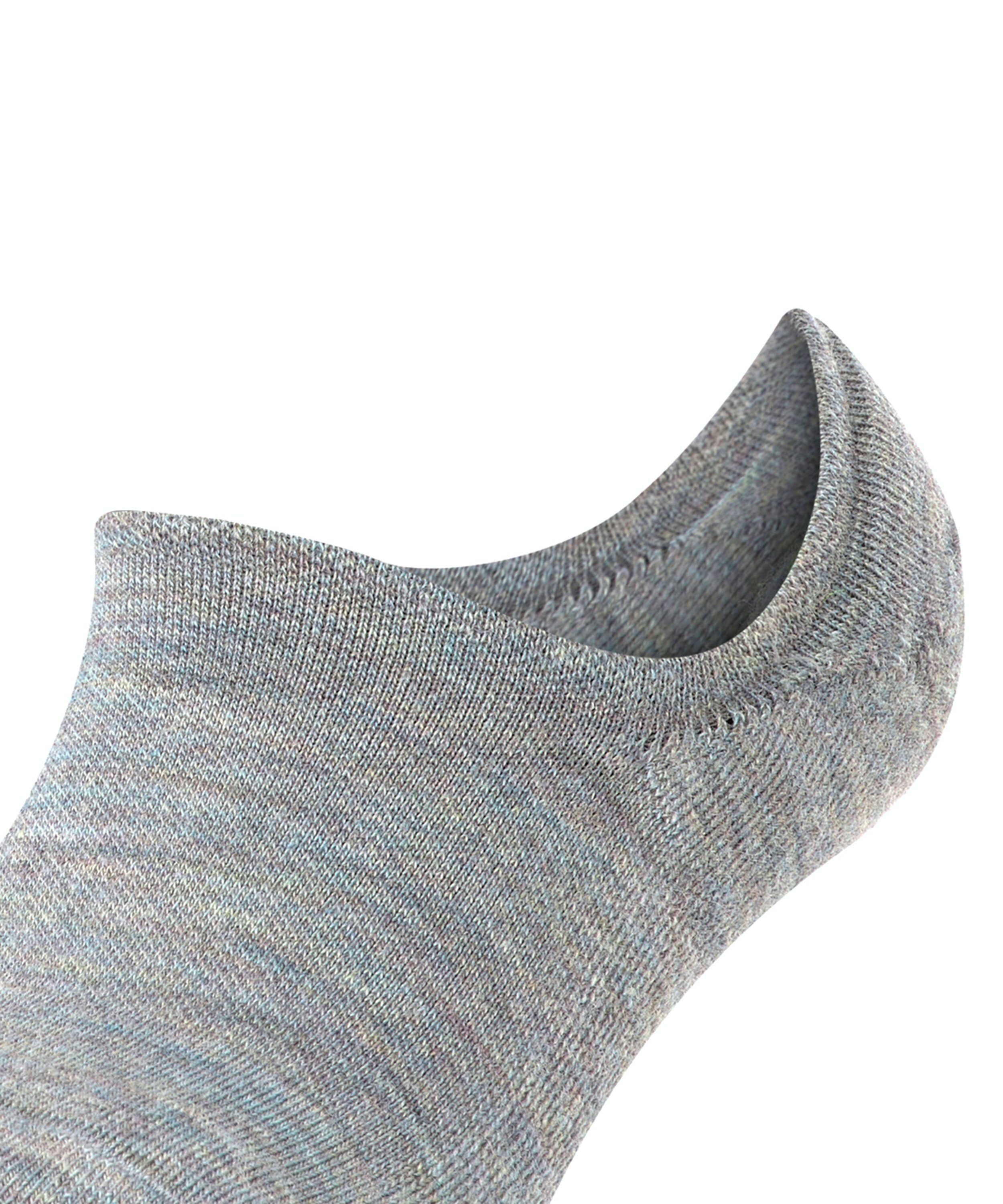 FALKE Keep Warm invisible unisex sokken, grijsblauw (smoke blue)