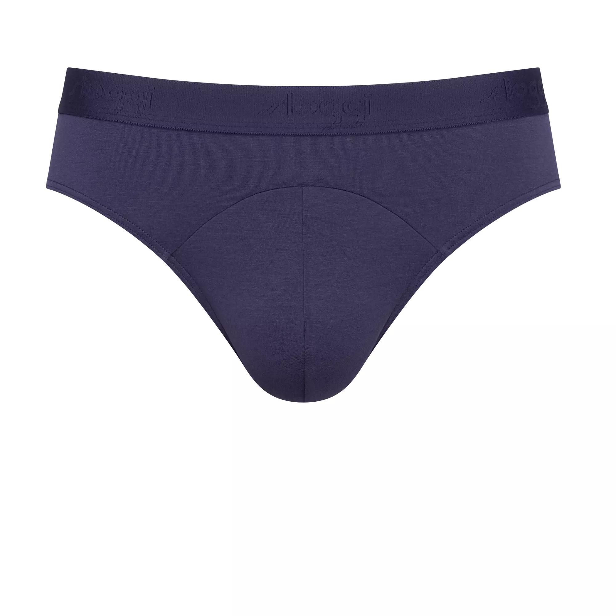 Sloggi Men EVER Soft Brief, heren slip met smalle zijkanten (2-pack), blauw