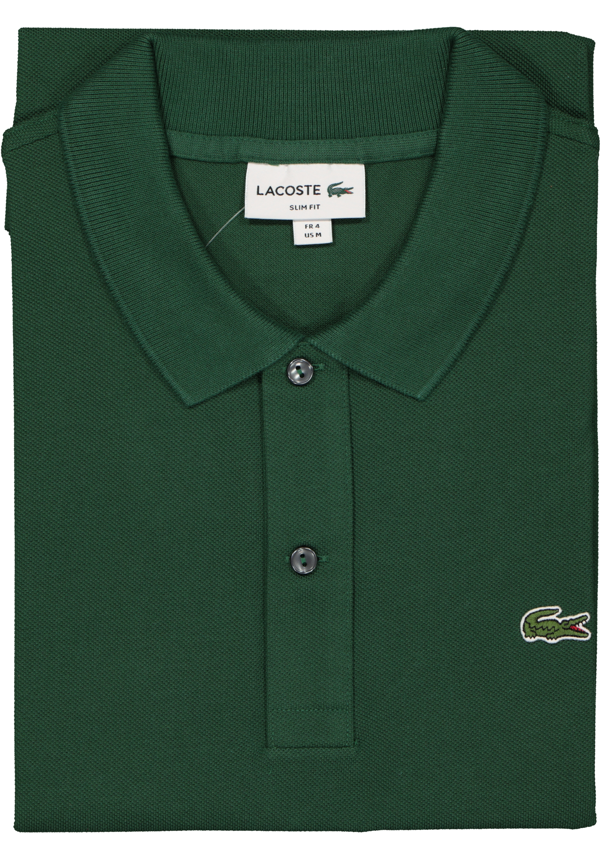 Lacoste Slim Fit polo, donker groen