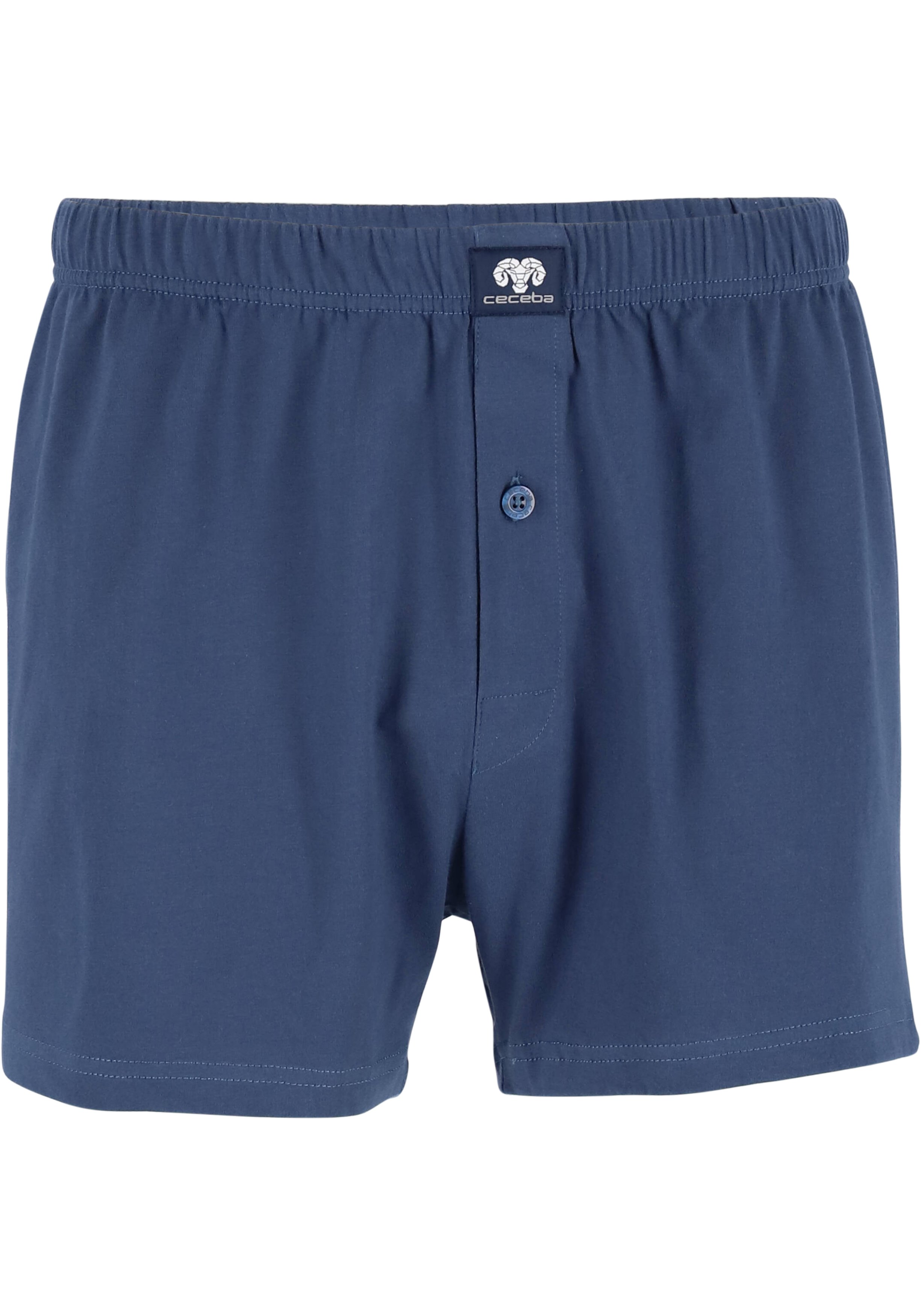 Ceceba heren boxershorts wijd (2-pack), blauw