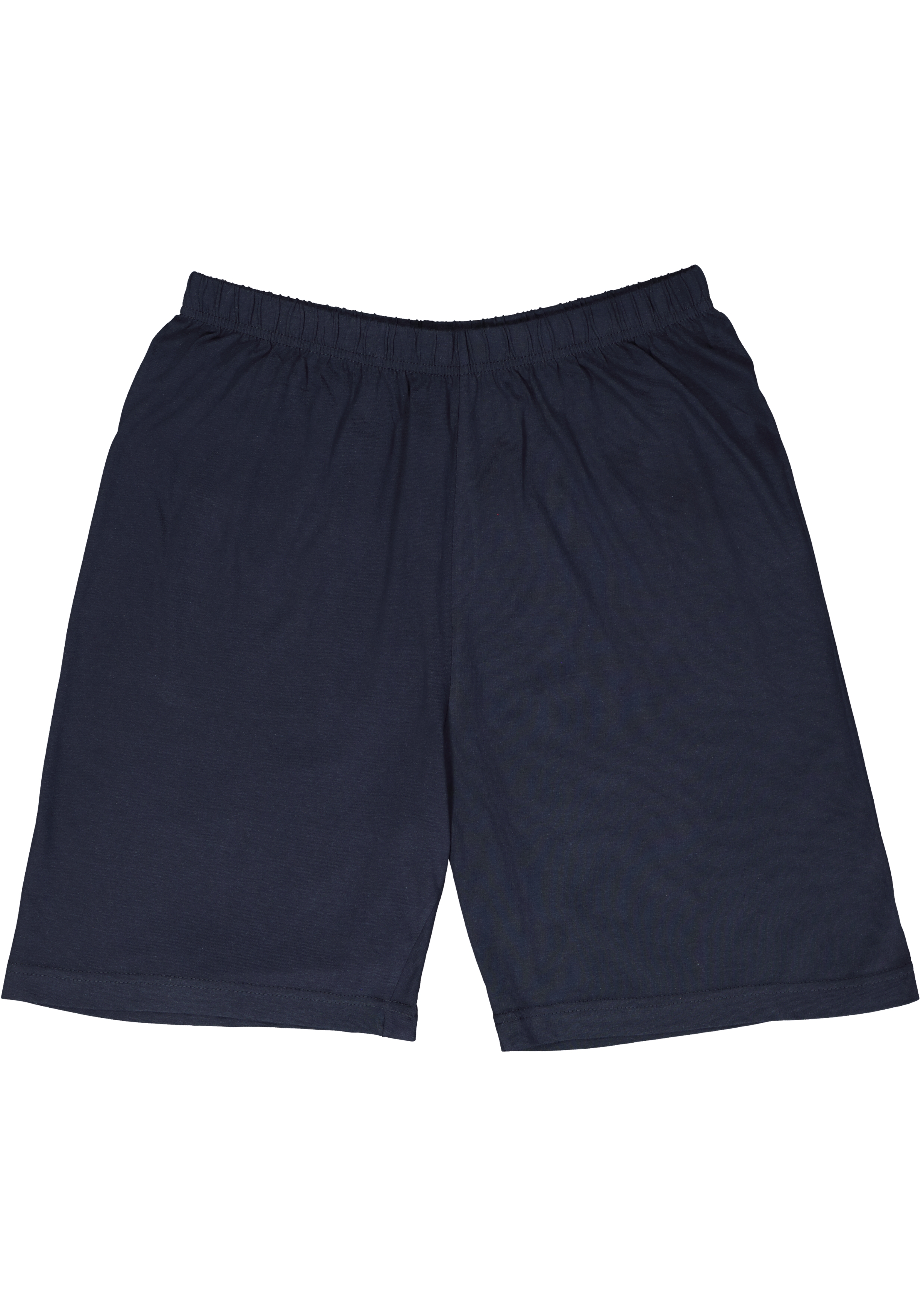 Gotzburg heren shortama V-hals, licht- met donkerblauw en geel dessin