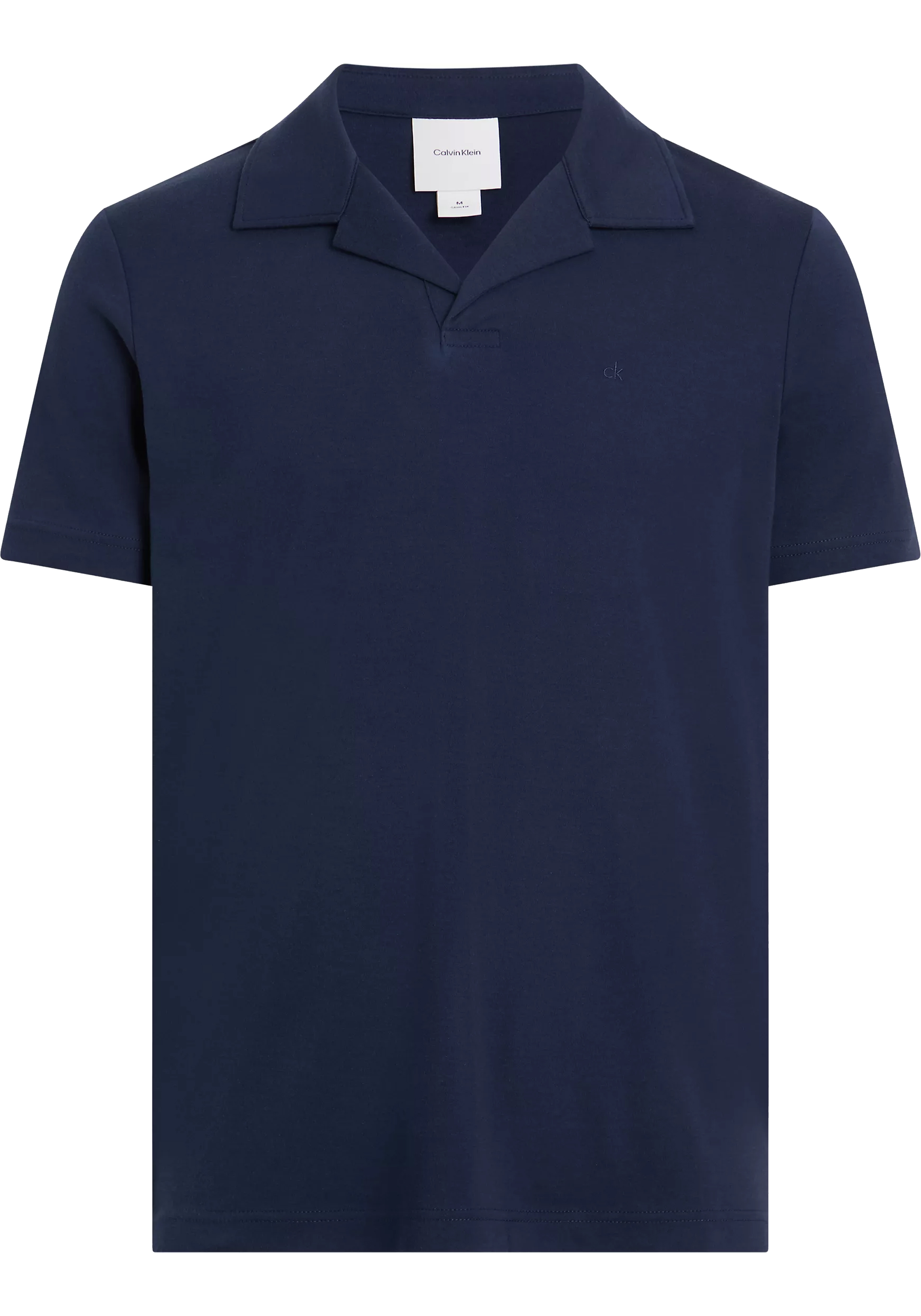 Calvin Klein Liquid Touch Slim Polo, heren poloshirt, donkerblauw