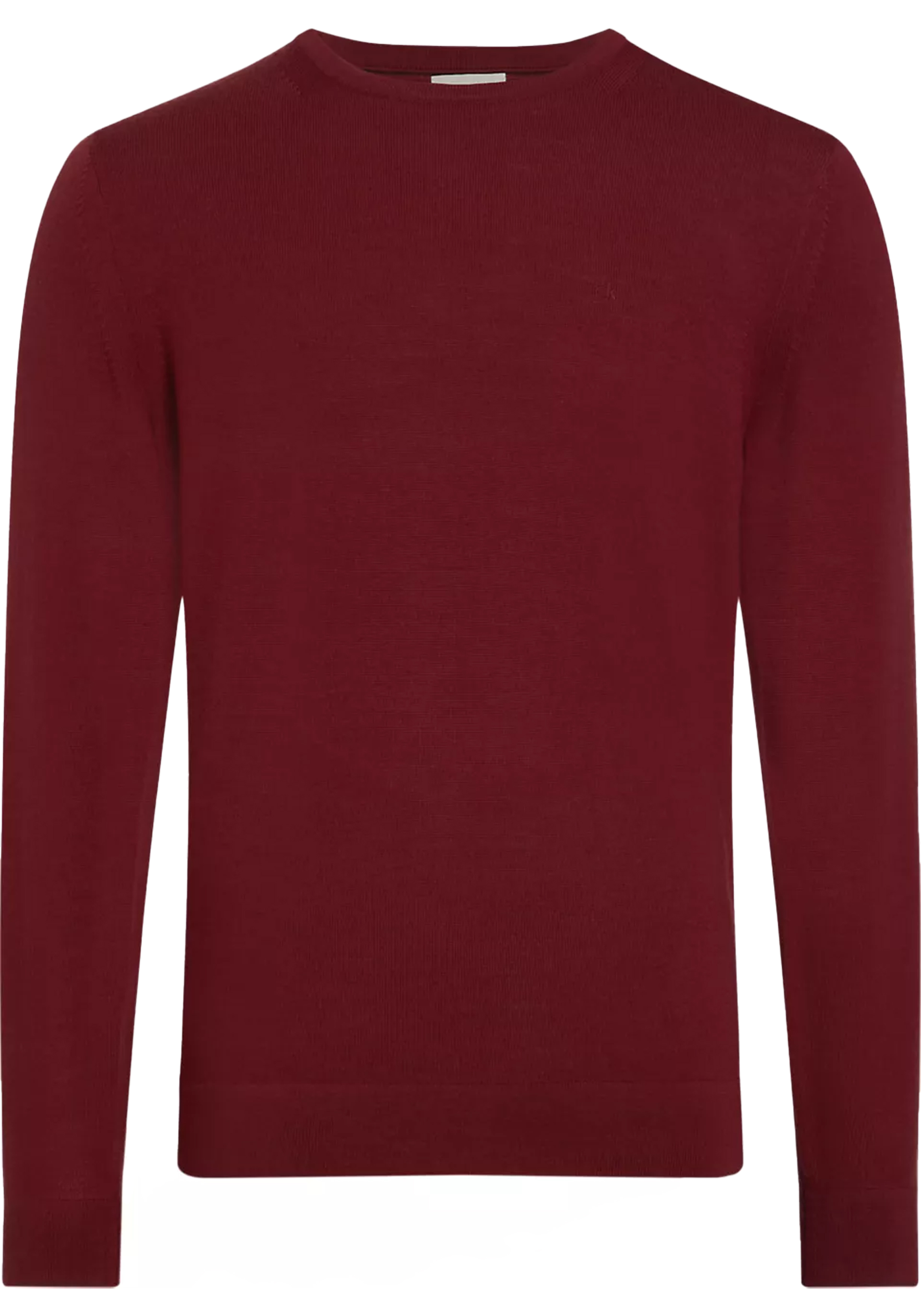 Calvin Klein heren pullover wol, donkerrood