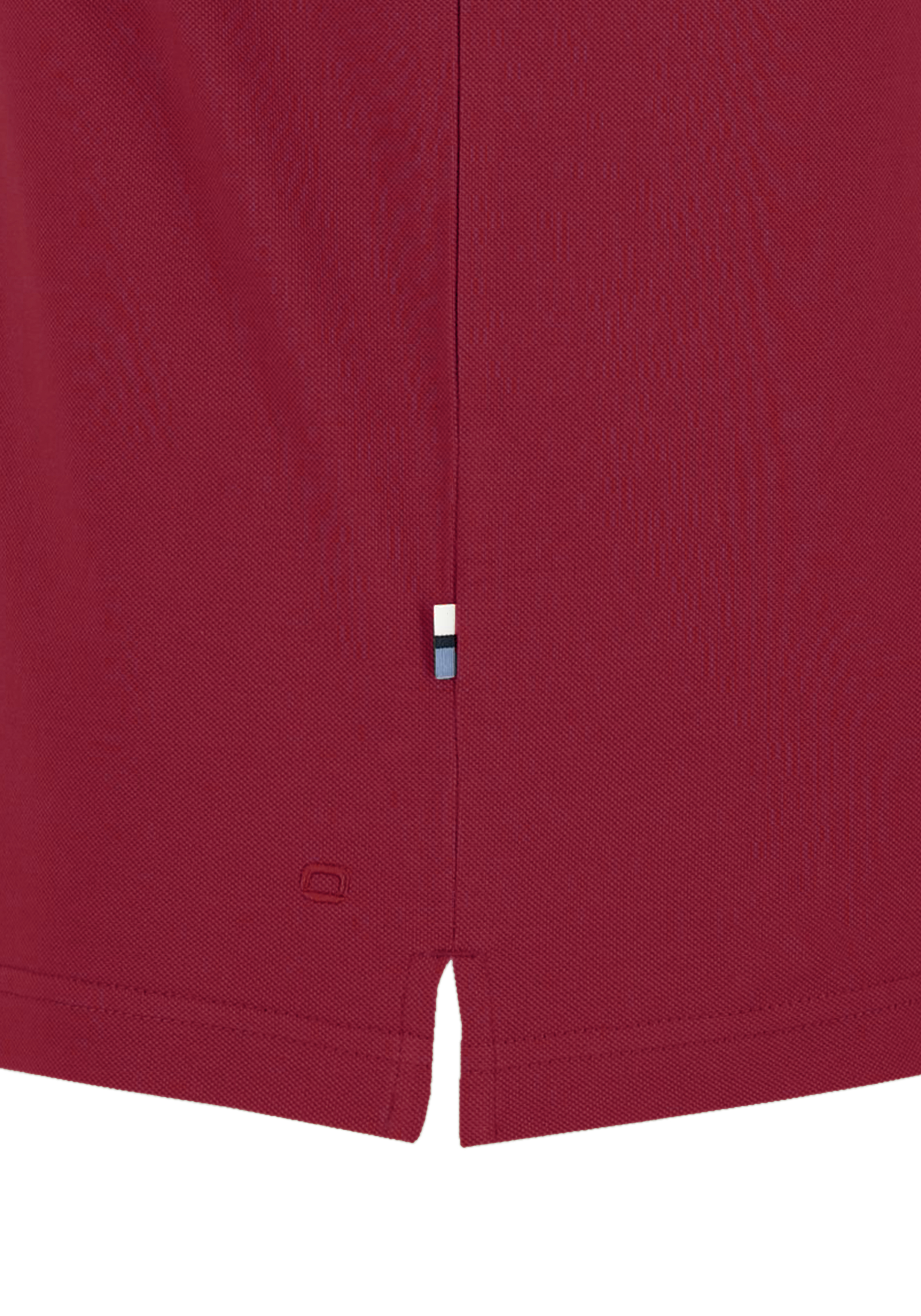 OLYMP Polo Casual, modern fit polo, donkerrood