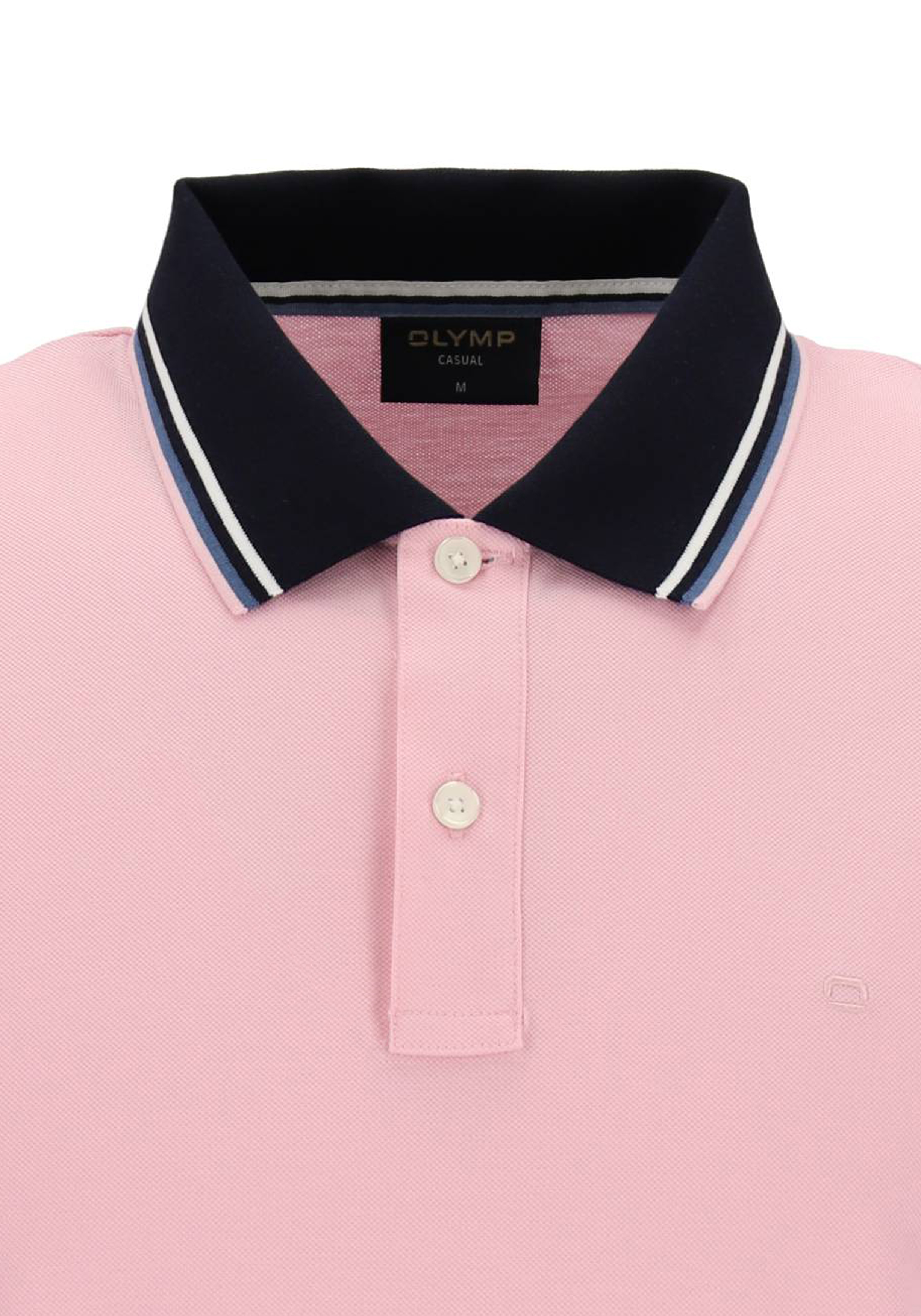 OLYMP Polo Casual, modern fit polo, roze