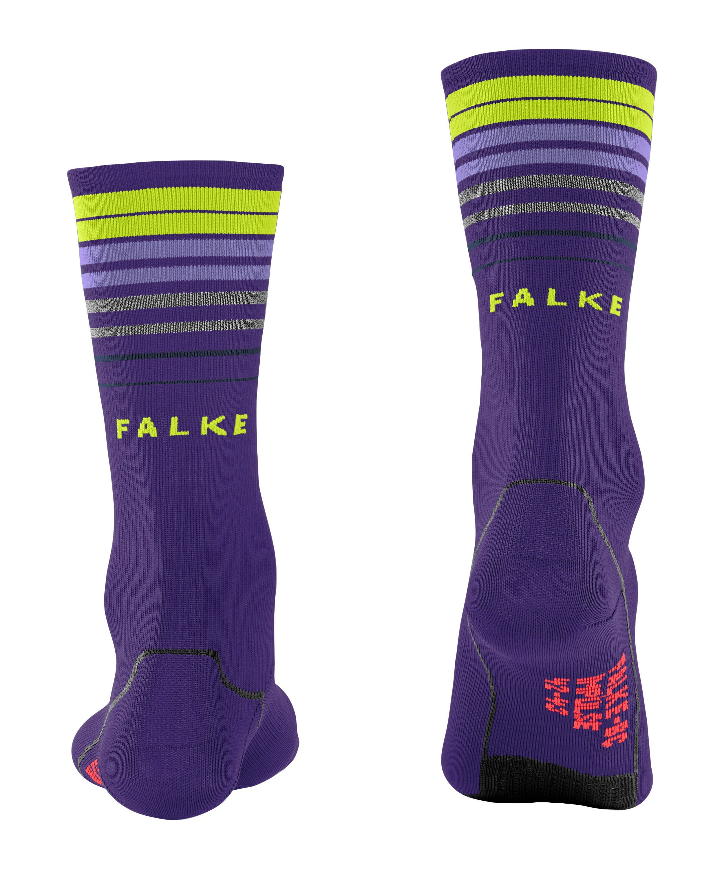 FALKE BC Impulse Reflect unisex biking sokken , paars (amethyst)