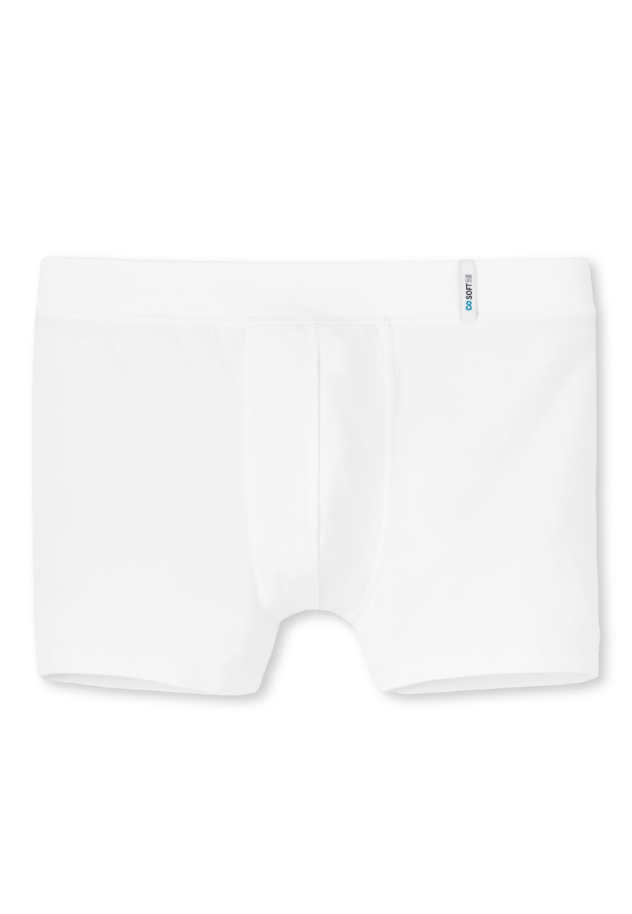 SCHIESSER Long Life Soft boxer (1-pack), heren short wit