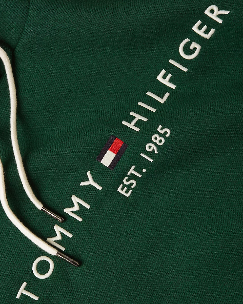 Tommy Hilfiger heren hoodie katoen, groen