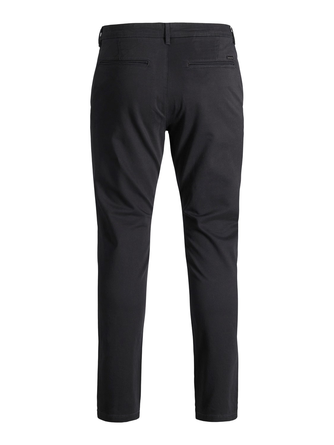 JACK & JONES Marco Bowie Black loose fit, heren chino, zwart