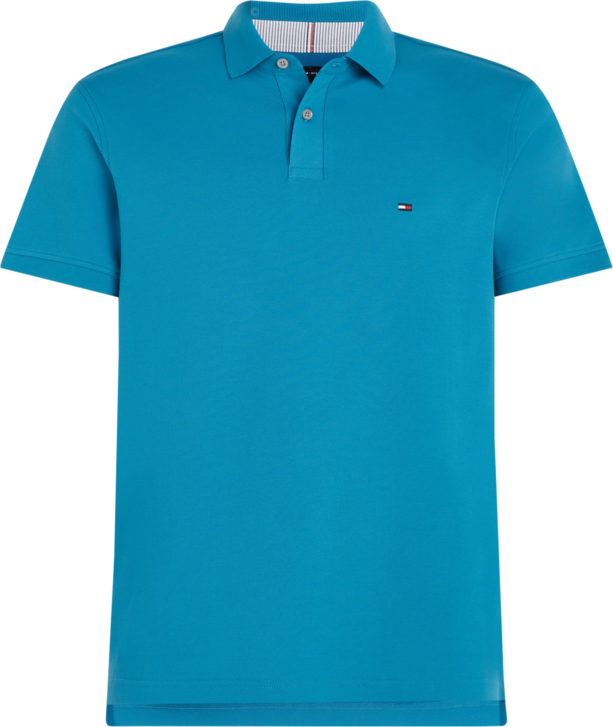 Tommy Hilfiger 1985 Regular Polo, heren poloshirt, zwembadblauw