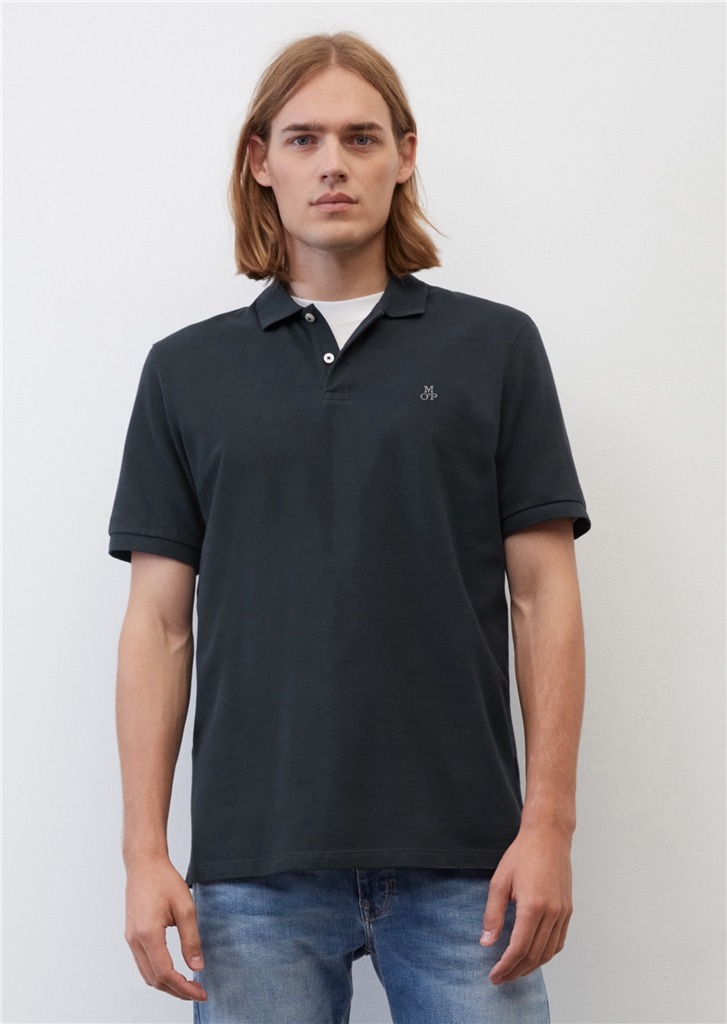 Marc O'Polo regular fit polo, heren poloshirt, donkerblauw