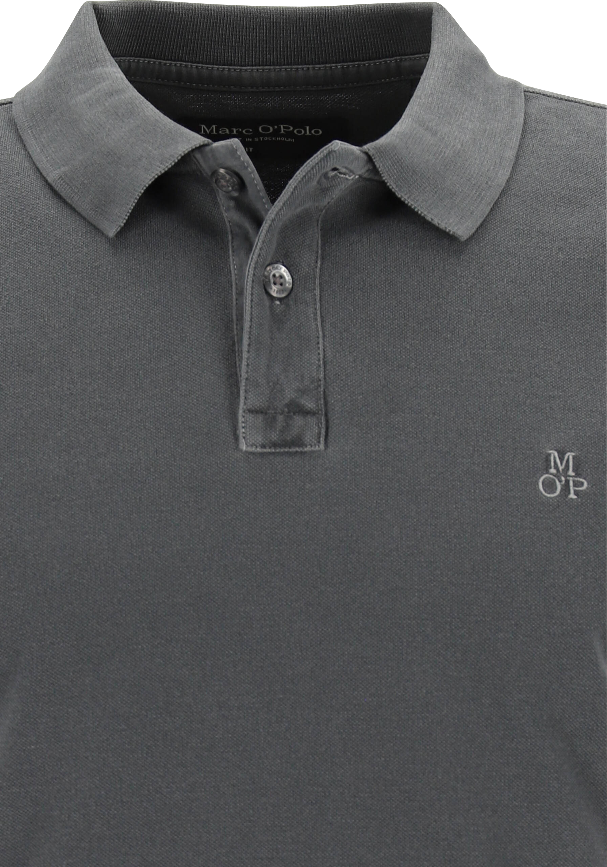 Marc O'Polo regular fit polo, heren poloshirt, zwart