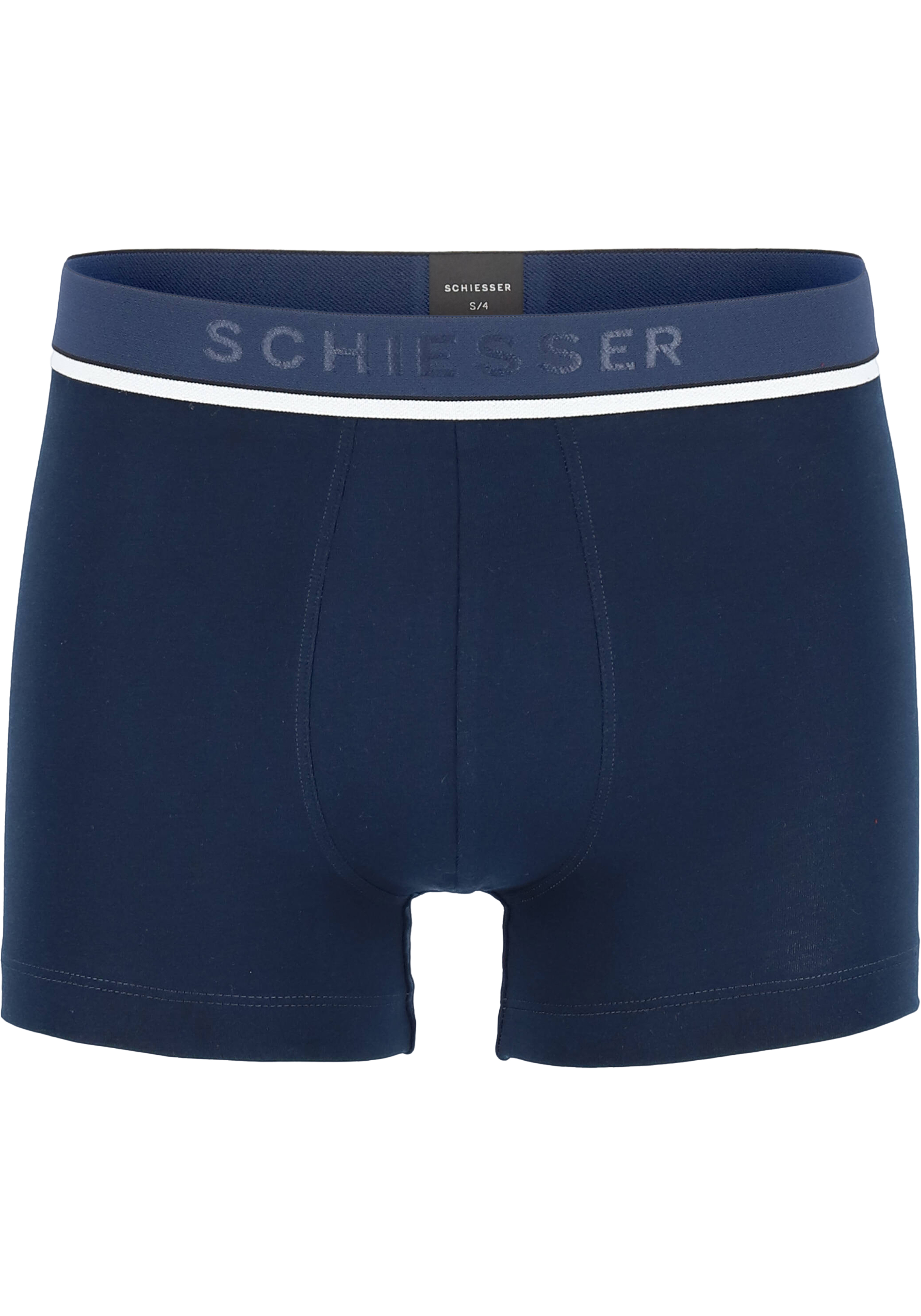 SCHIESSER 95/5 shorts (3-pack), grijs, blauw en rood