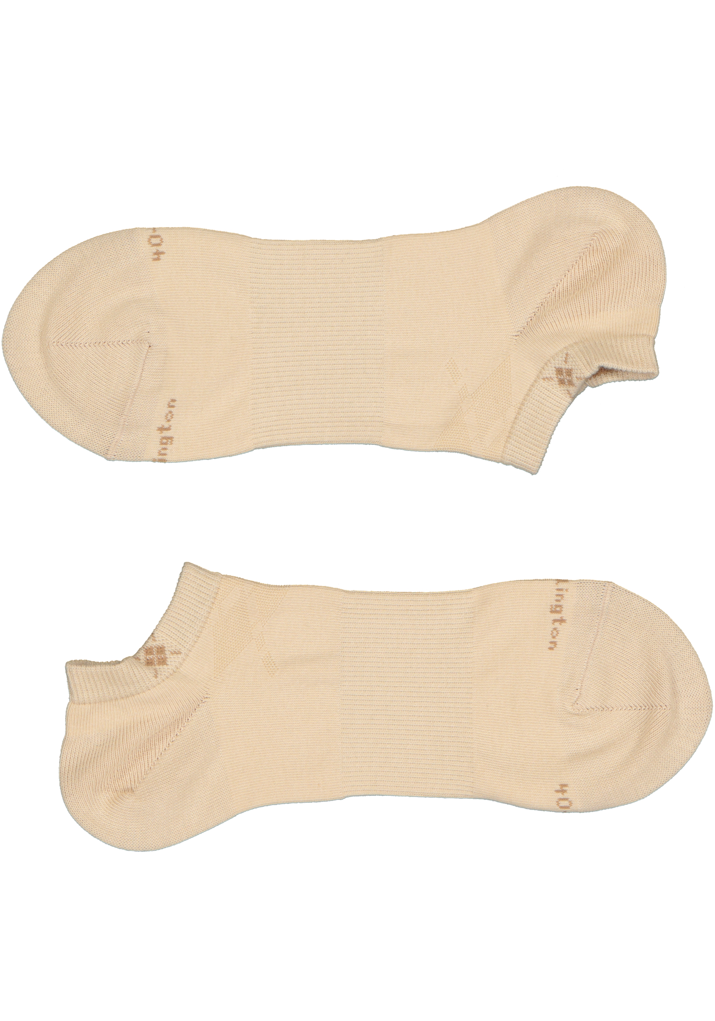 Burlington Everyday heren enkelsokken (2-pack), katoen, beige