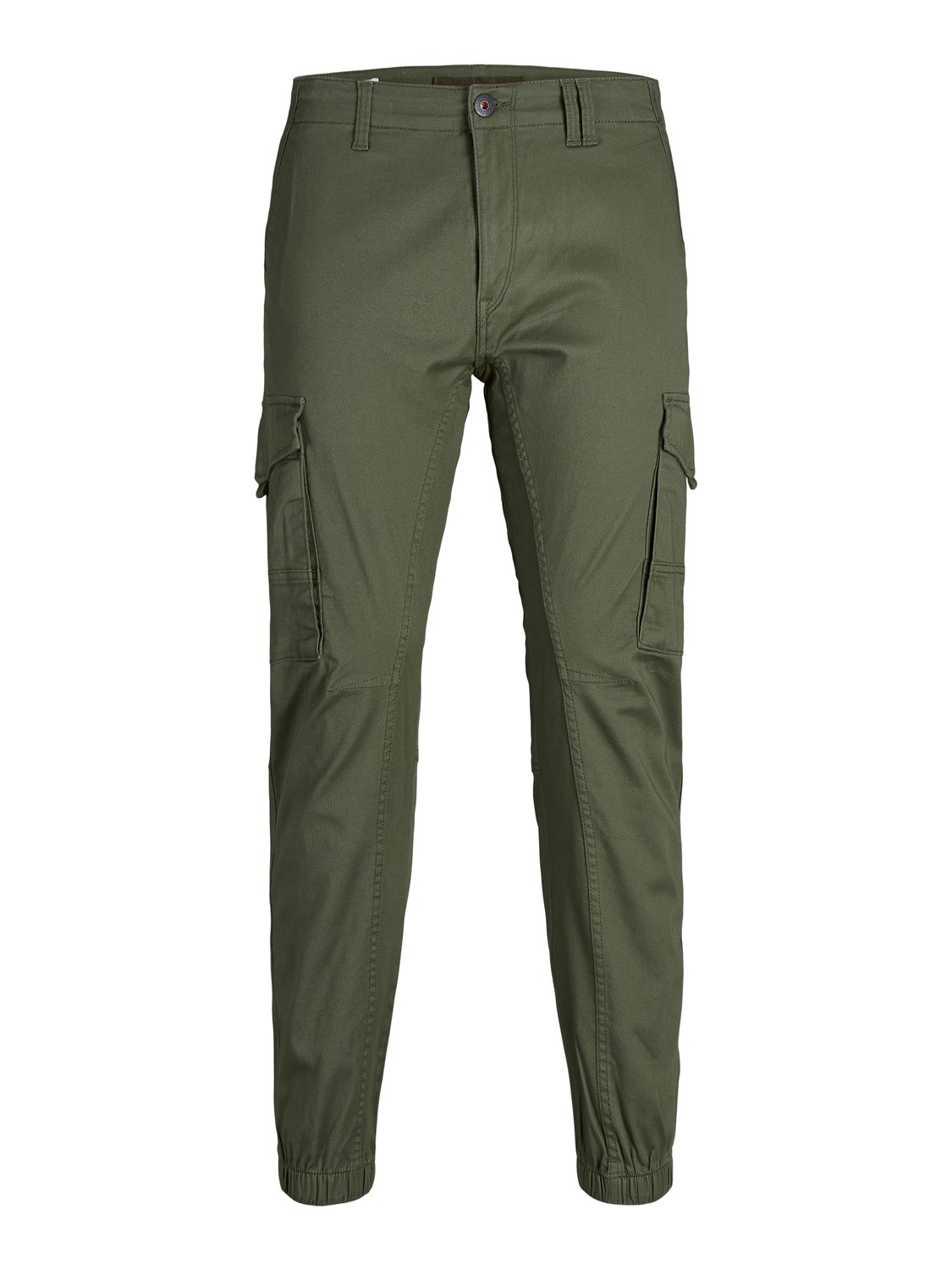 JACK & JONES Paul Lake Cargo loose fit, heren cargo broek, groen