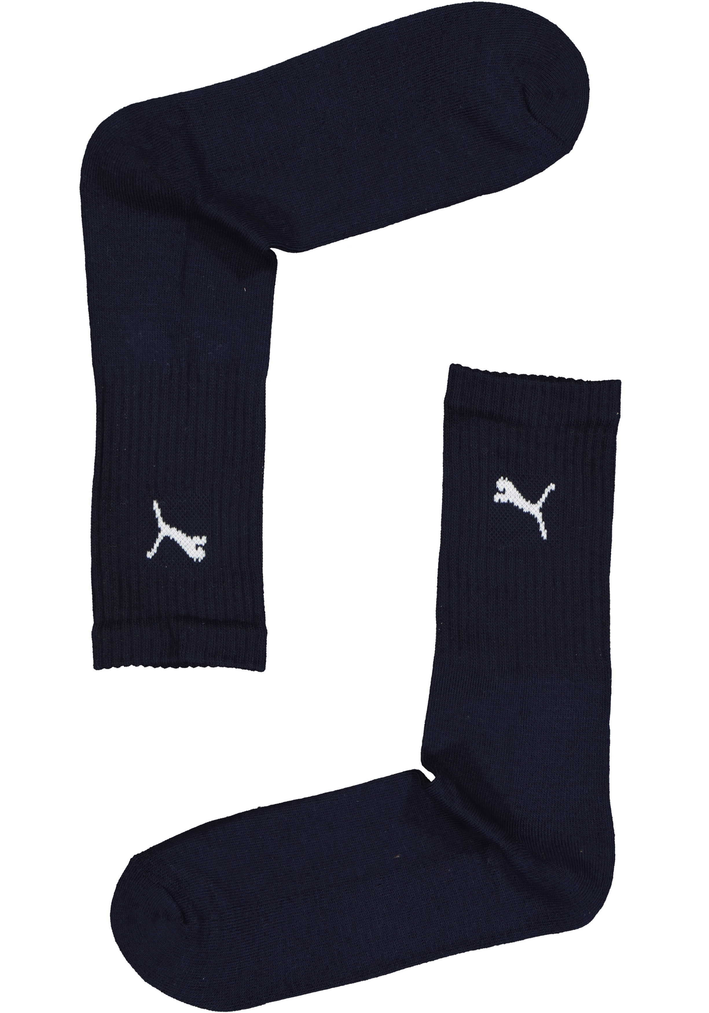 Puma Crew Sock (3-pack), donkerblauw