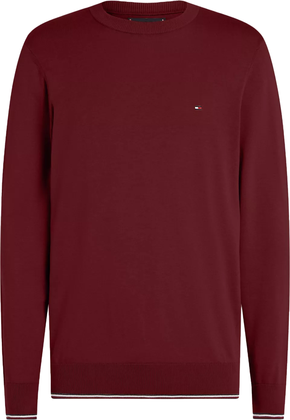 Tommy Hilfiger heren pullover katoen, donkerrood