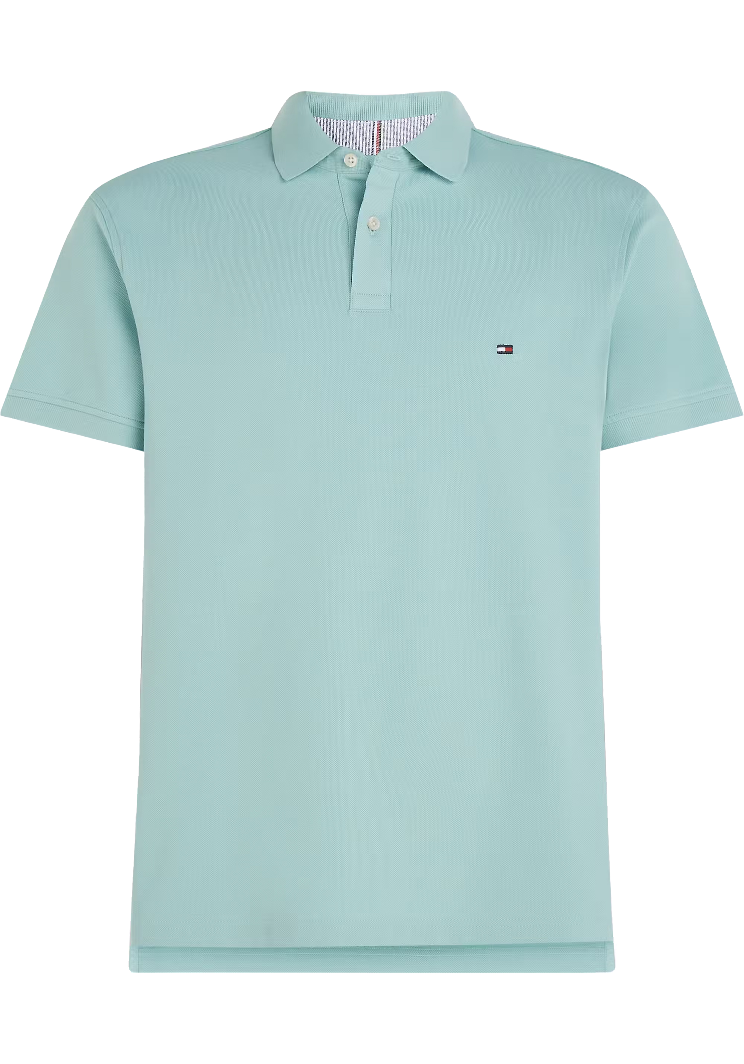 Tommy Hilfiger 1985 Regular Polo, heren poloshirt, licht aqua