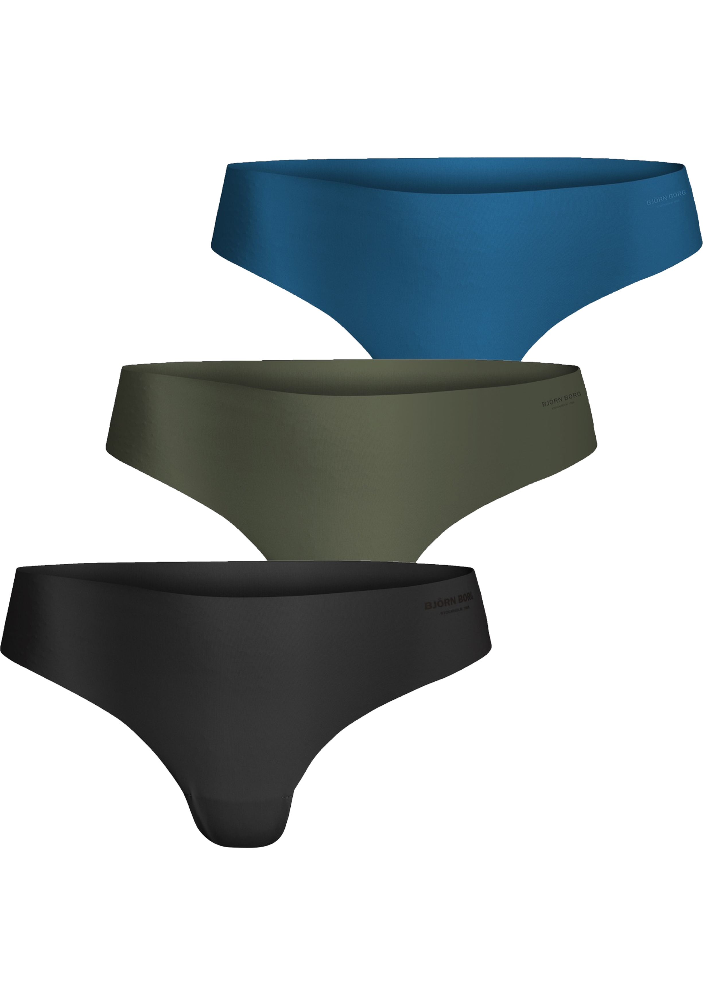 Bjorn Borg dames Performance thong, string (3-pack), multicolor