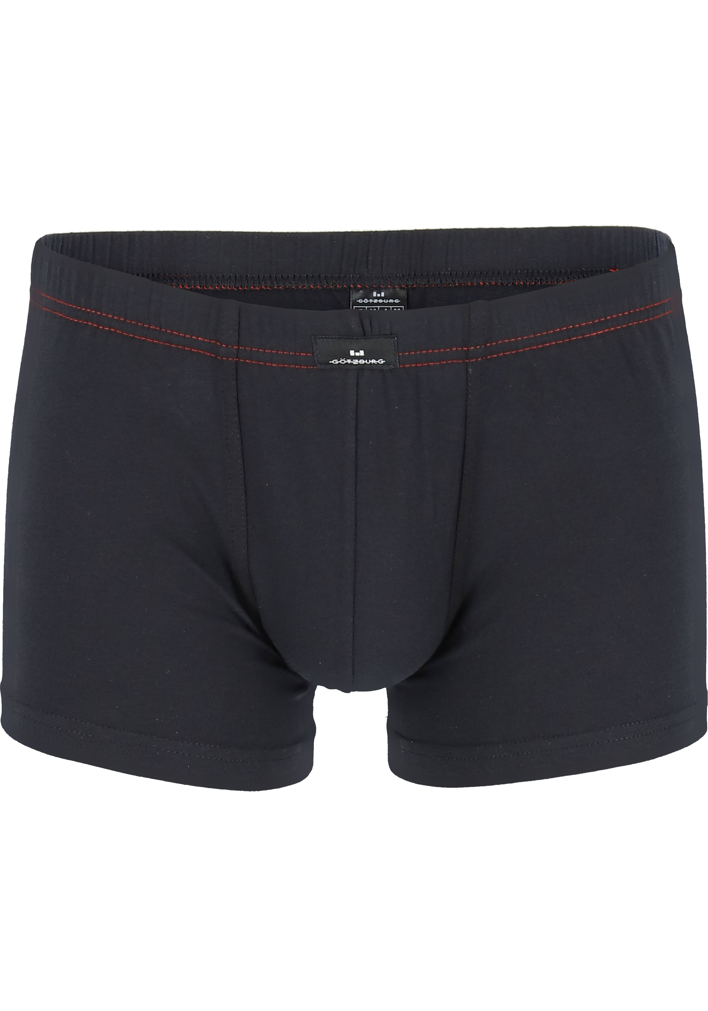 Gotzburg heren boxers (3-pack), normale lengte, zwart