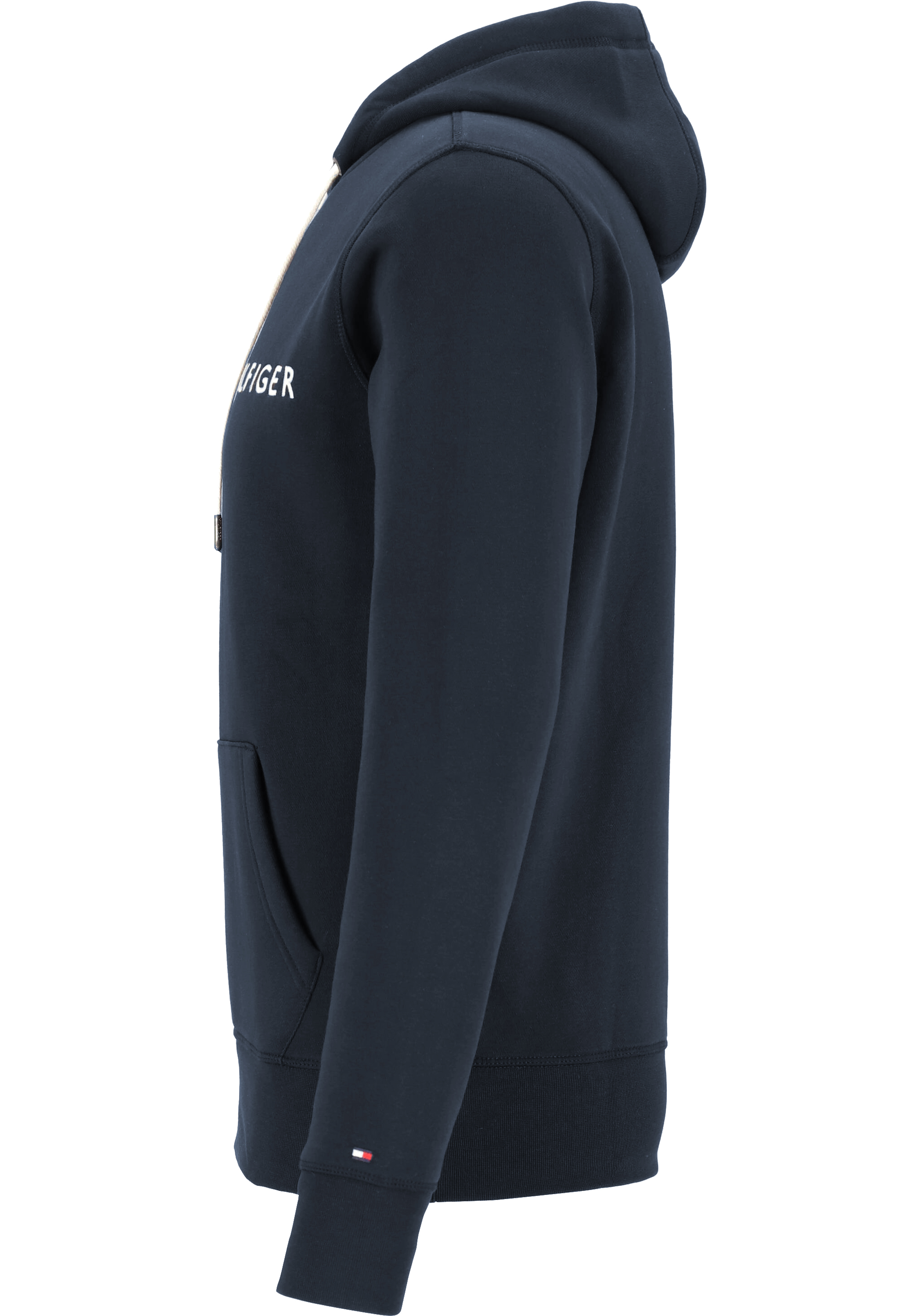 Tommy Hilfiger Core Tommy logo hoody, regular fit heren sweathoodie, donkerblauw