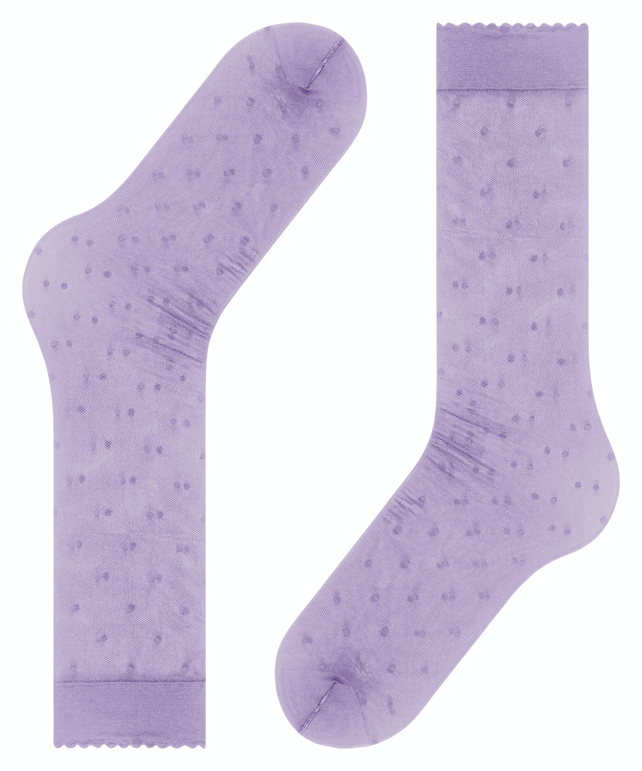 FALKE Dot 15 DEN dames kniekousen, lila (lupine)