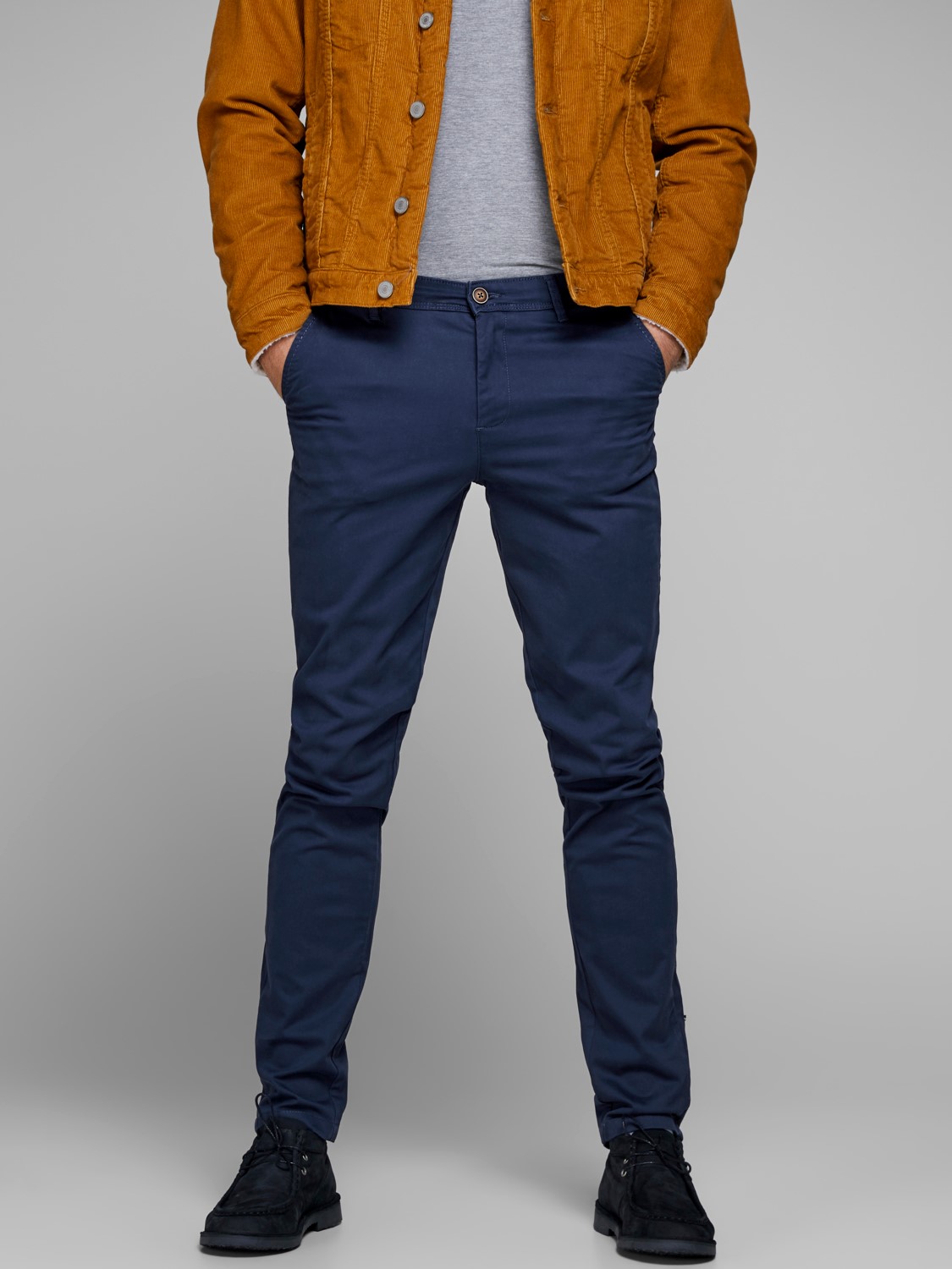 JACK & JONES Marco Bowie slim fit, heren chino, blauw