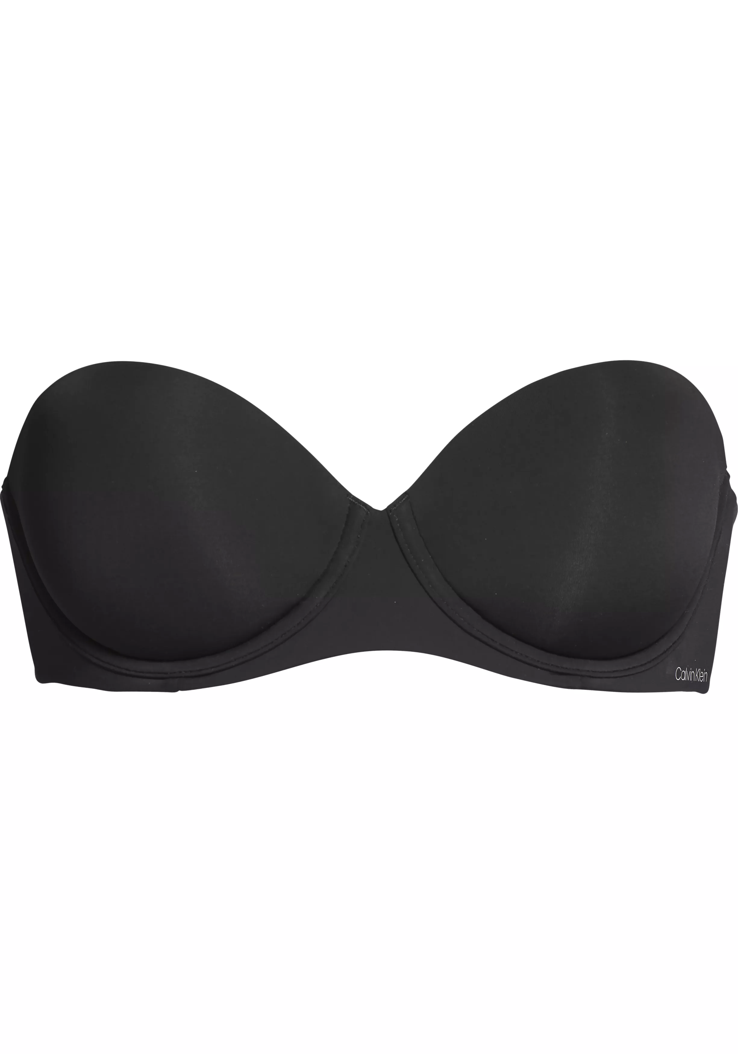 Calvin Klein dames strapless push up bra, strapless BH, zwart