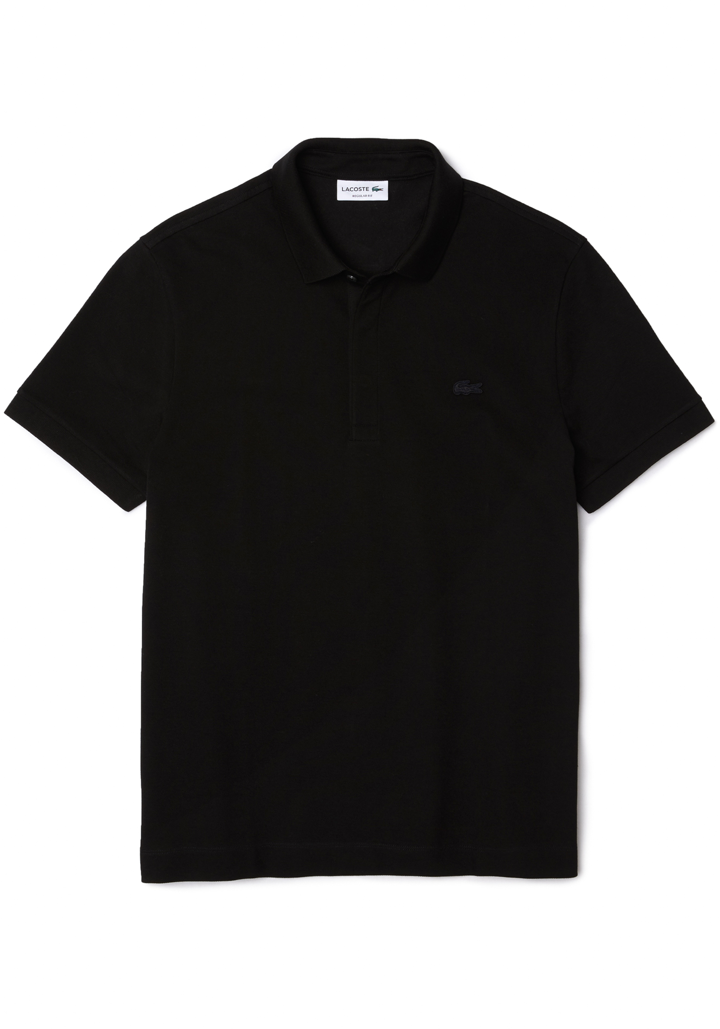 Lacoste Paris Stretch Pique Polo Regular Fit, zwart