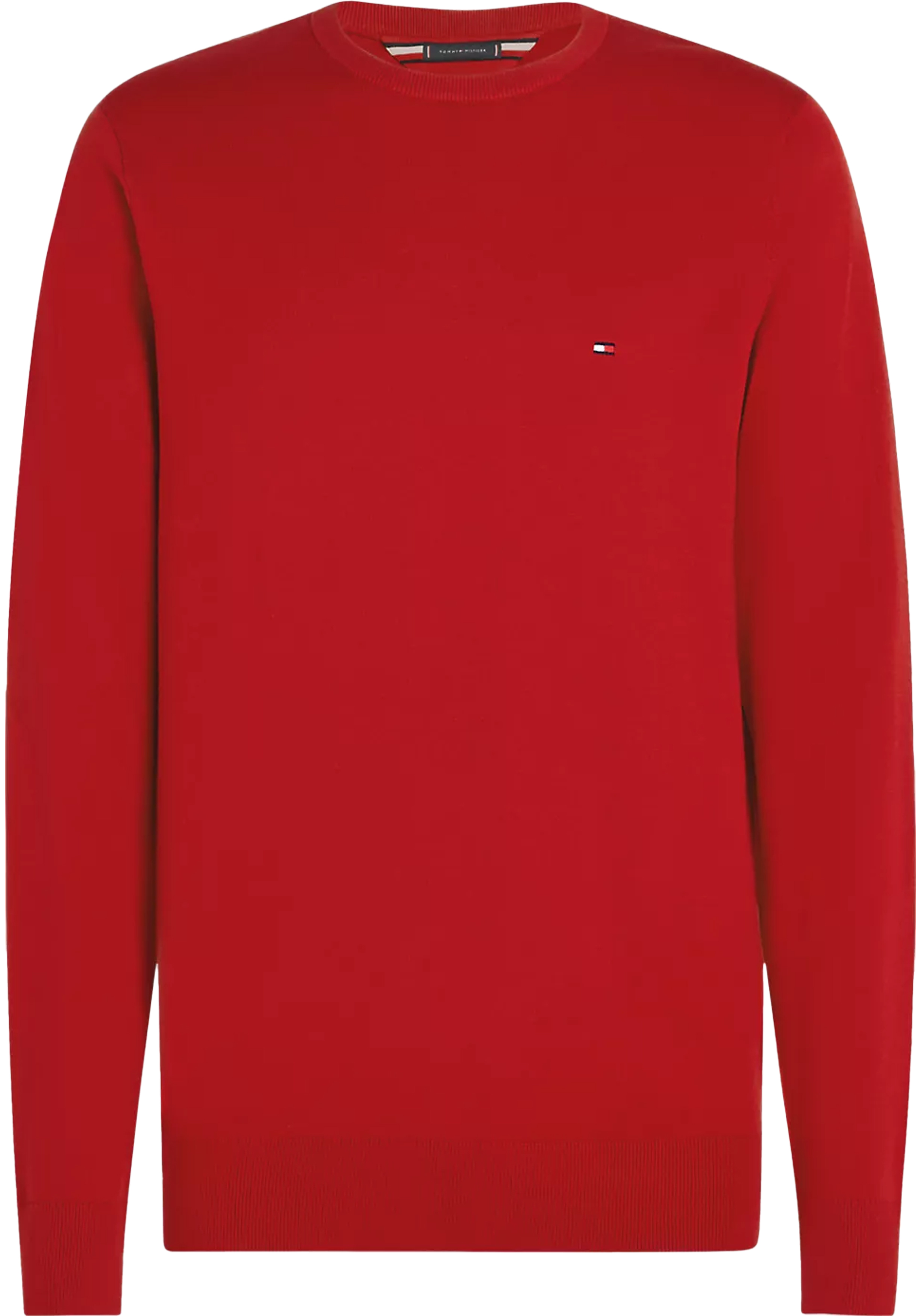 Tommy Hilfiger heren pullover katoen, rood