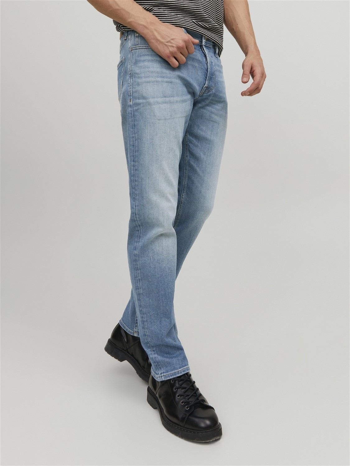 JACK & JONES Mike Original Jos regular fit, heren jeans, denimblauw