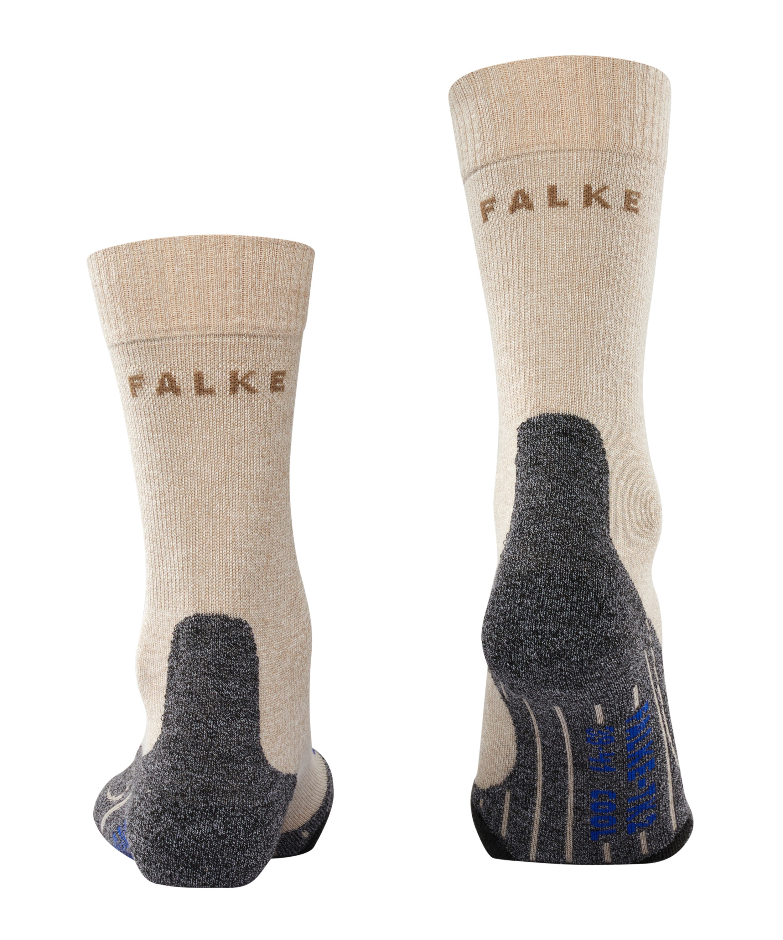 FALKE TK2 Explore Cool heren trekking sokken, beige melange (nature melange)