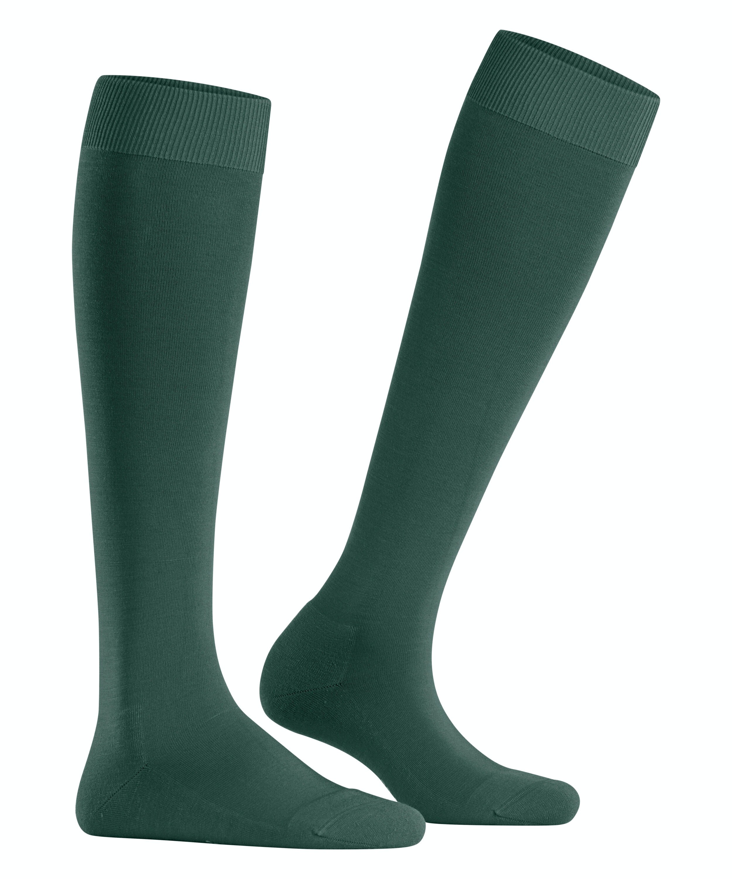 FALKE ClimaWool dames kniekousen, groen (hunter green)