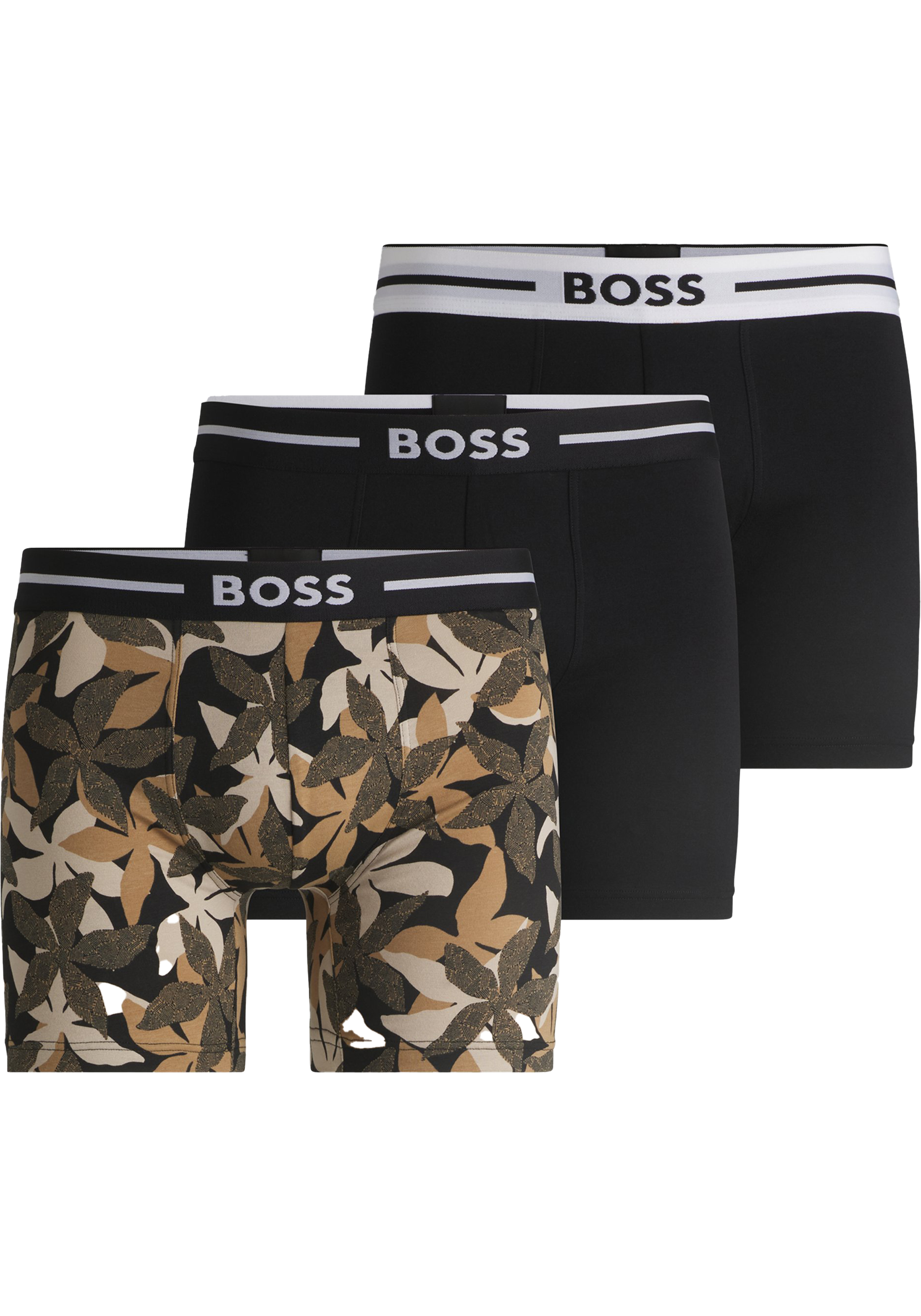 HUGO BOSS Bold boxer briefs (3-pack), heren boxers normale lengte, multicolor