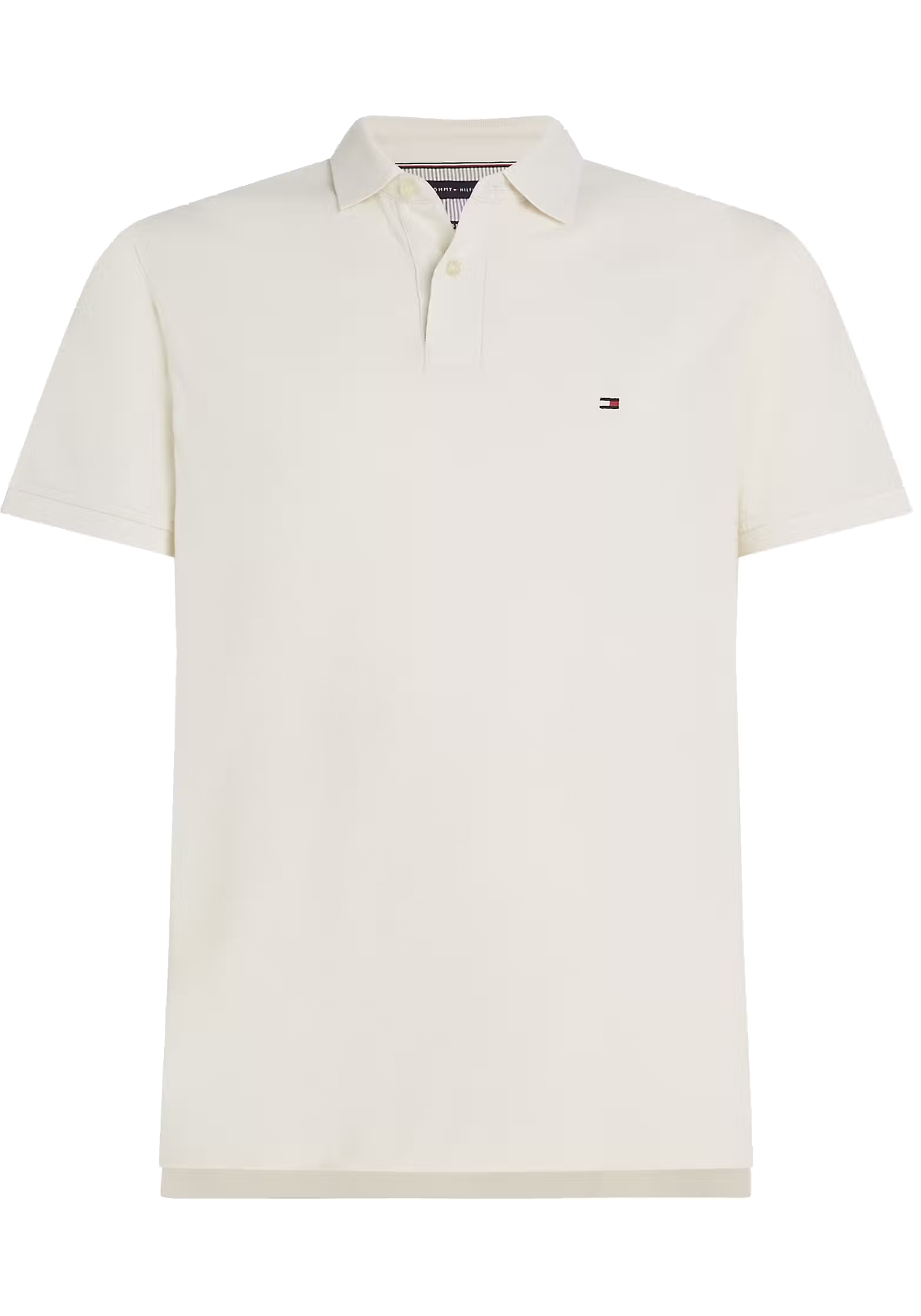 Tommy Hilfiger 1985 Regular Polo, heren poloshirt, offwhite