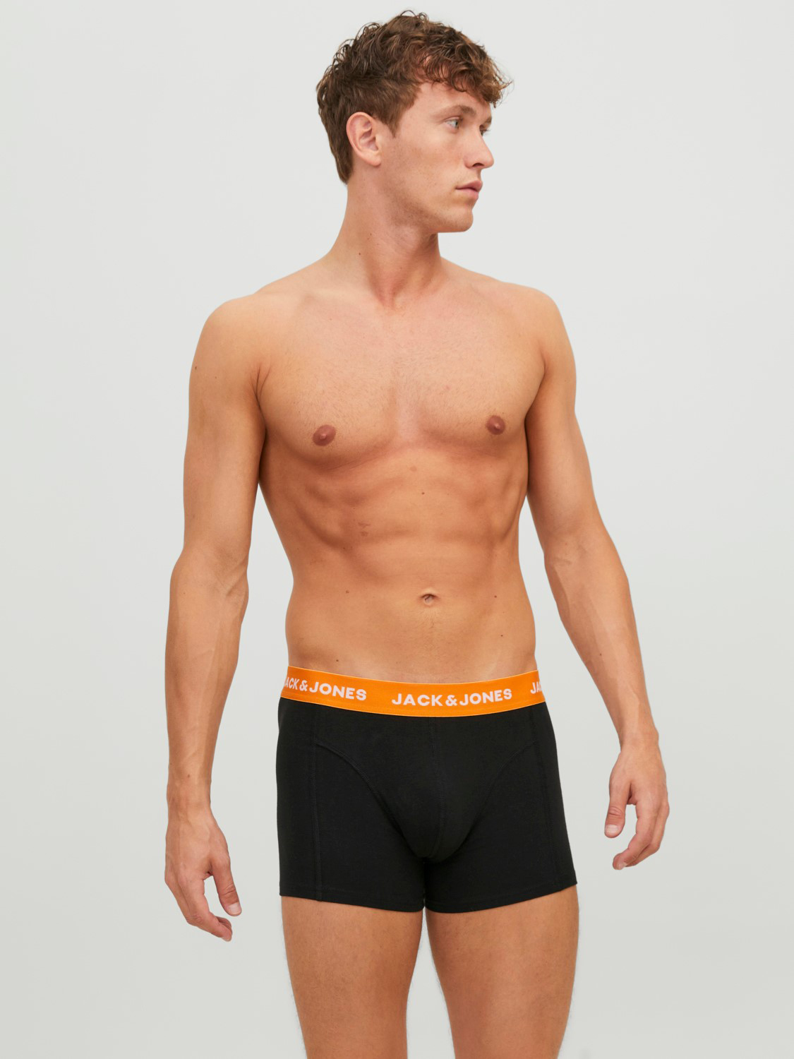 JACK & JONES Jacgab trunks (3-pack), heren boxers normale lengte, donkergroen en zwart