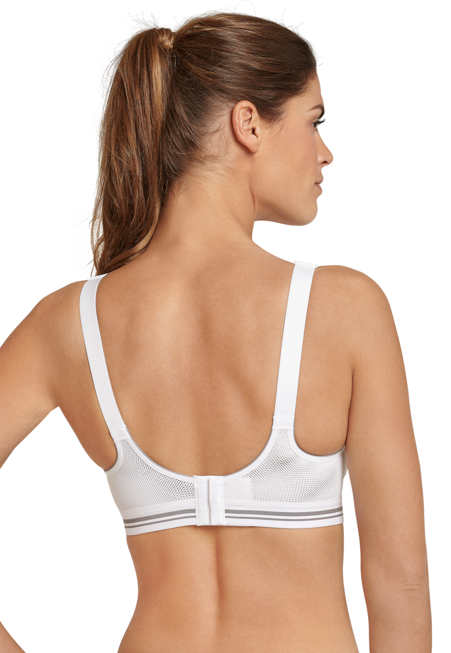 SCHIESSER Sportbeha bh (1-pack), dames sportbeha actief high impact wit