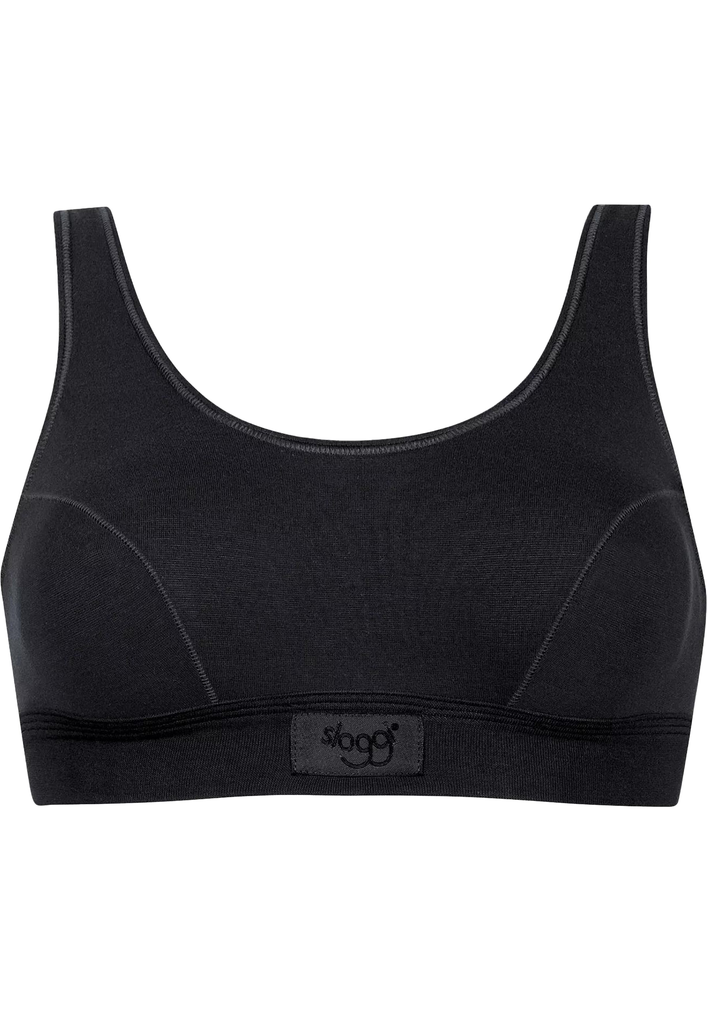 Sloggi Women Double Comfort Top, bralette, zwart