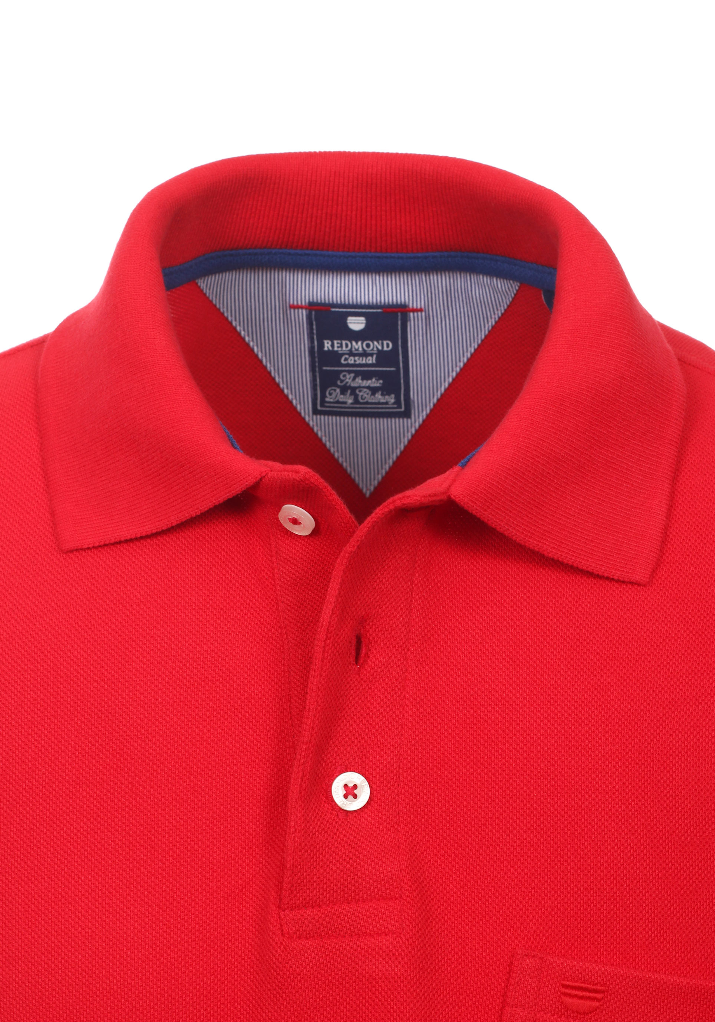 Redmond regular fit poloshirt, rood