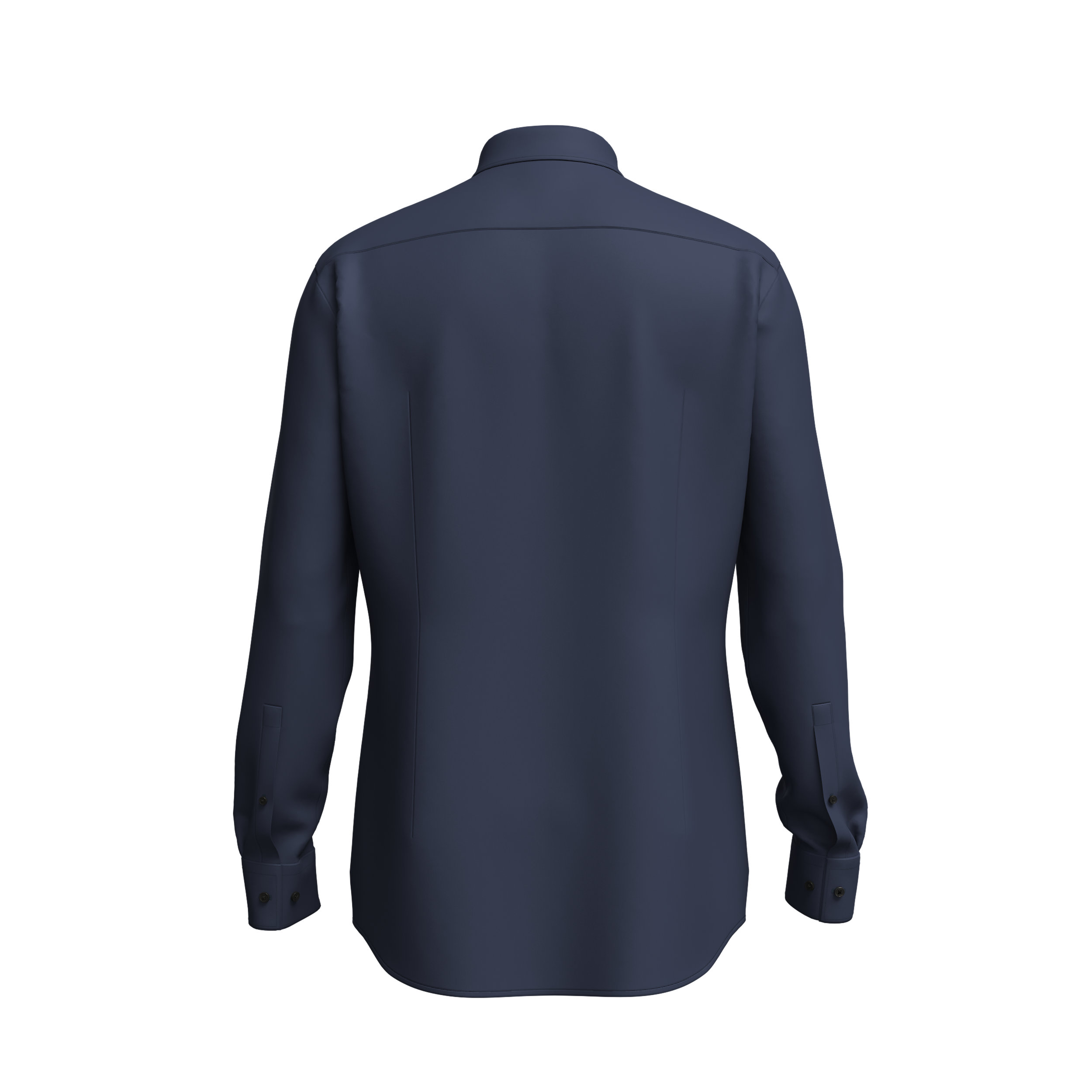 HUGO Kenno slim fit overhemd, popeline, blauw