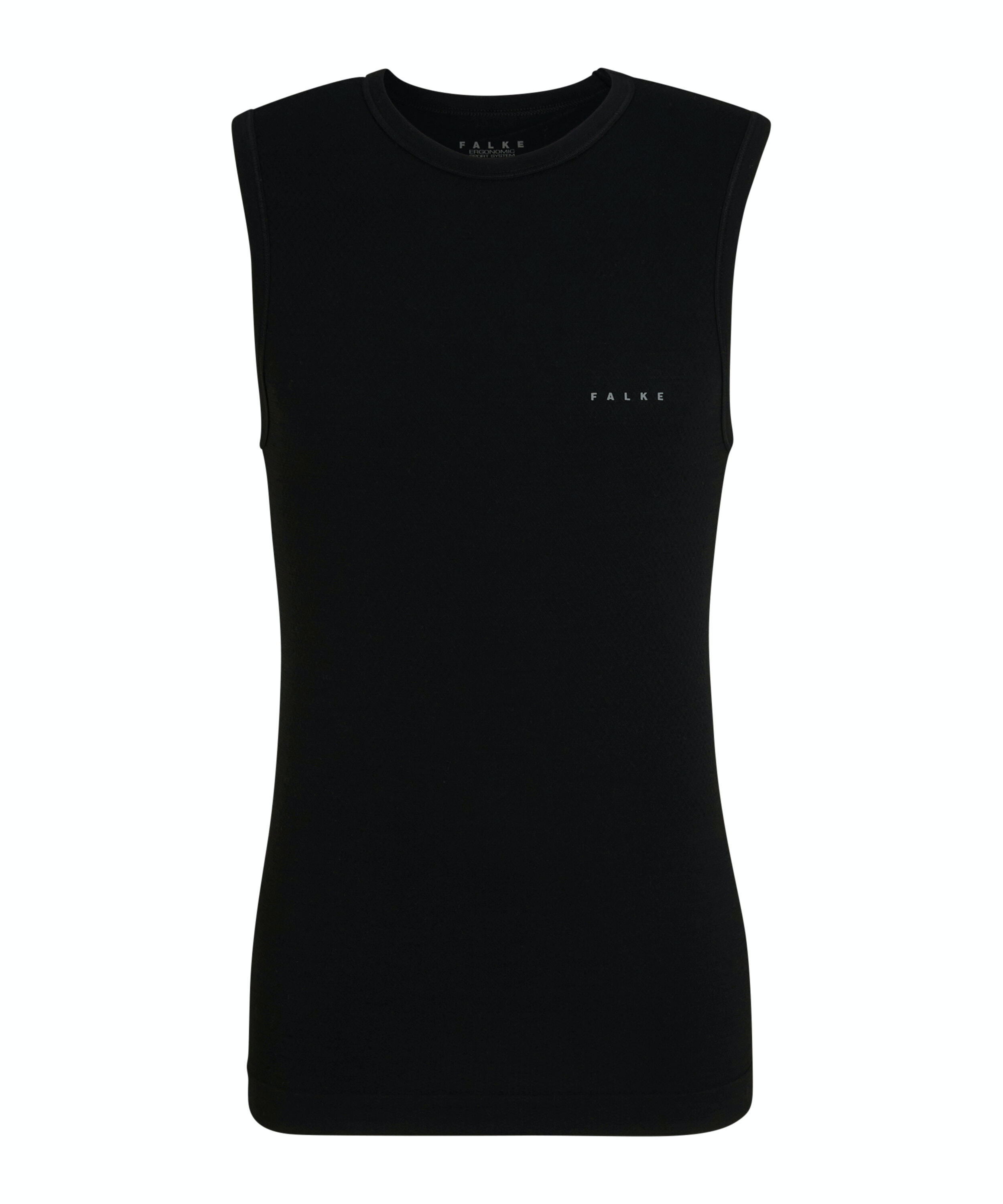 FALKE heren singlet Wool-Tech Light, thermoshirt, zwart (black)