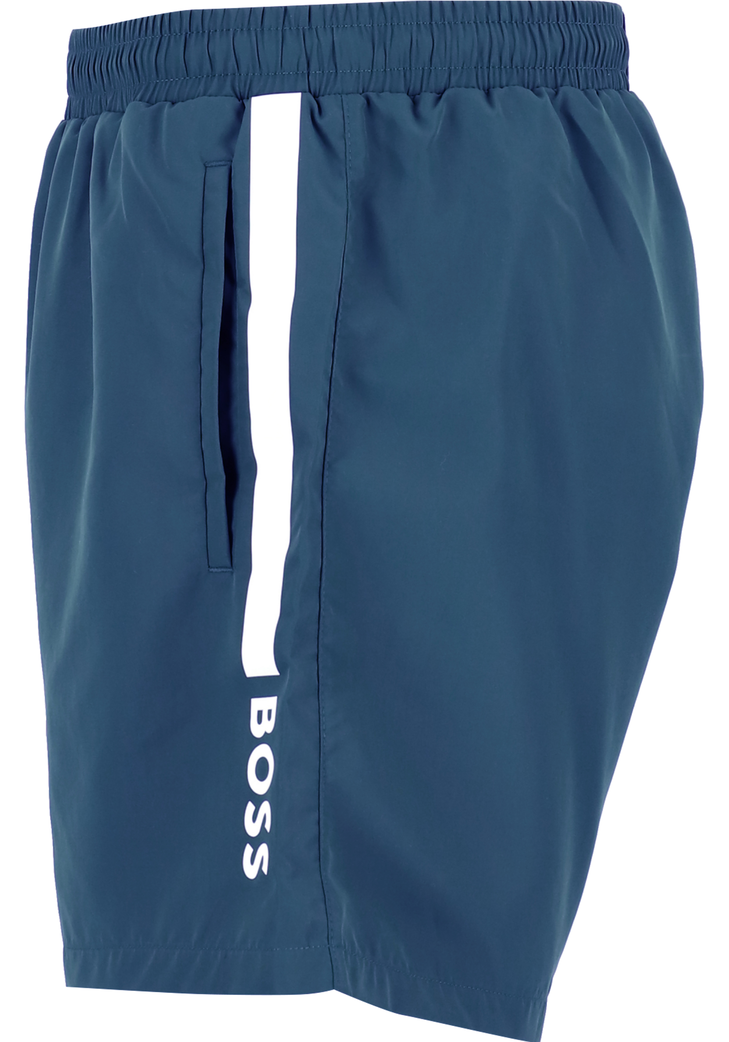 HUGO BOSS Dolphin swim shorts, heren zwembroek, middenblauw