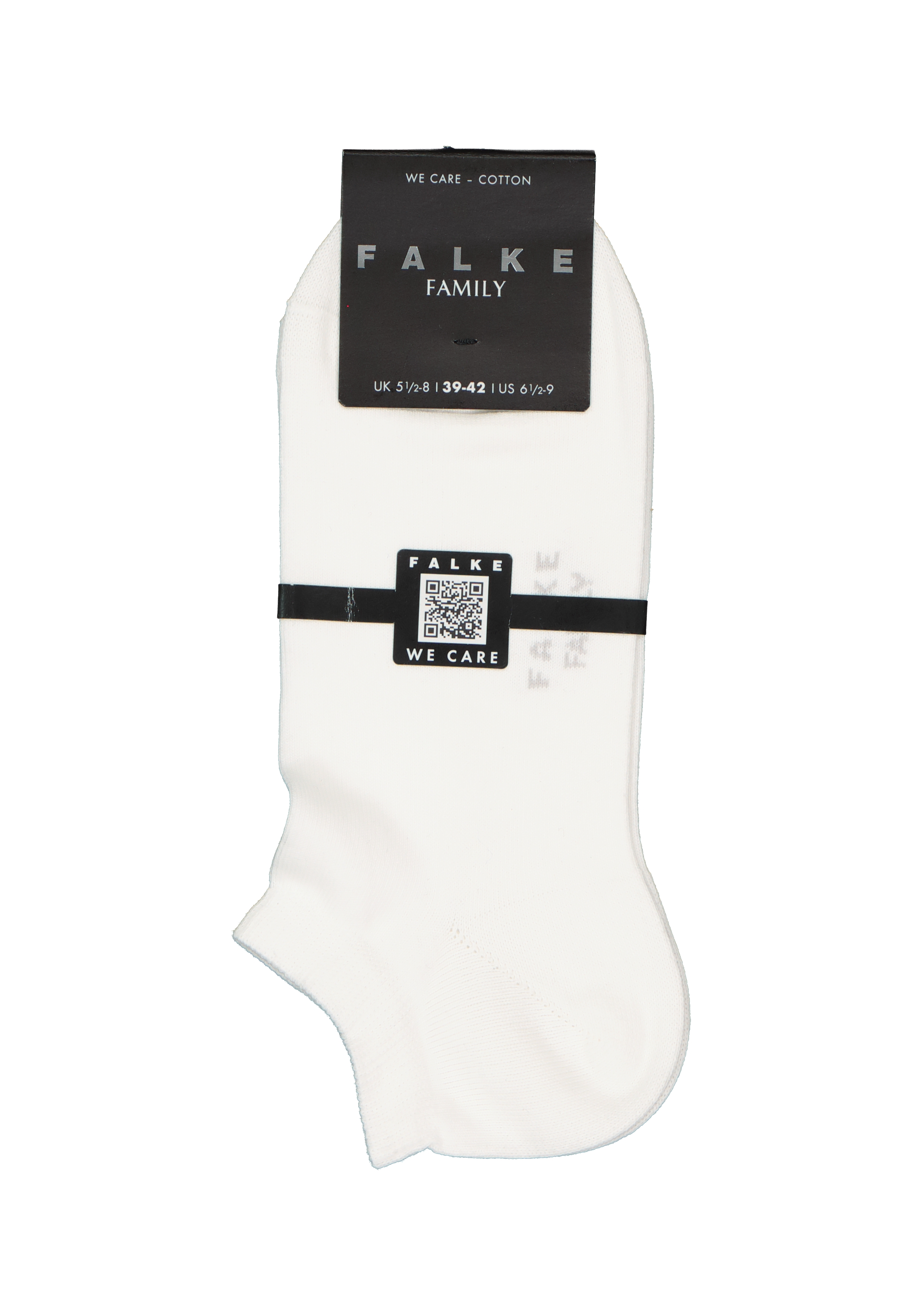 FALKE Family heren enkelsokken, wit (white)