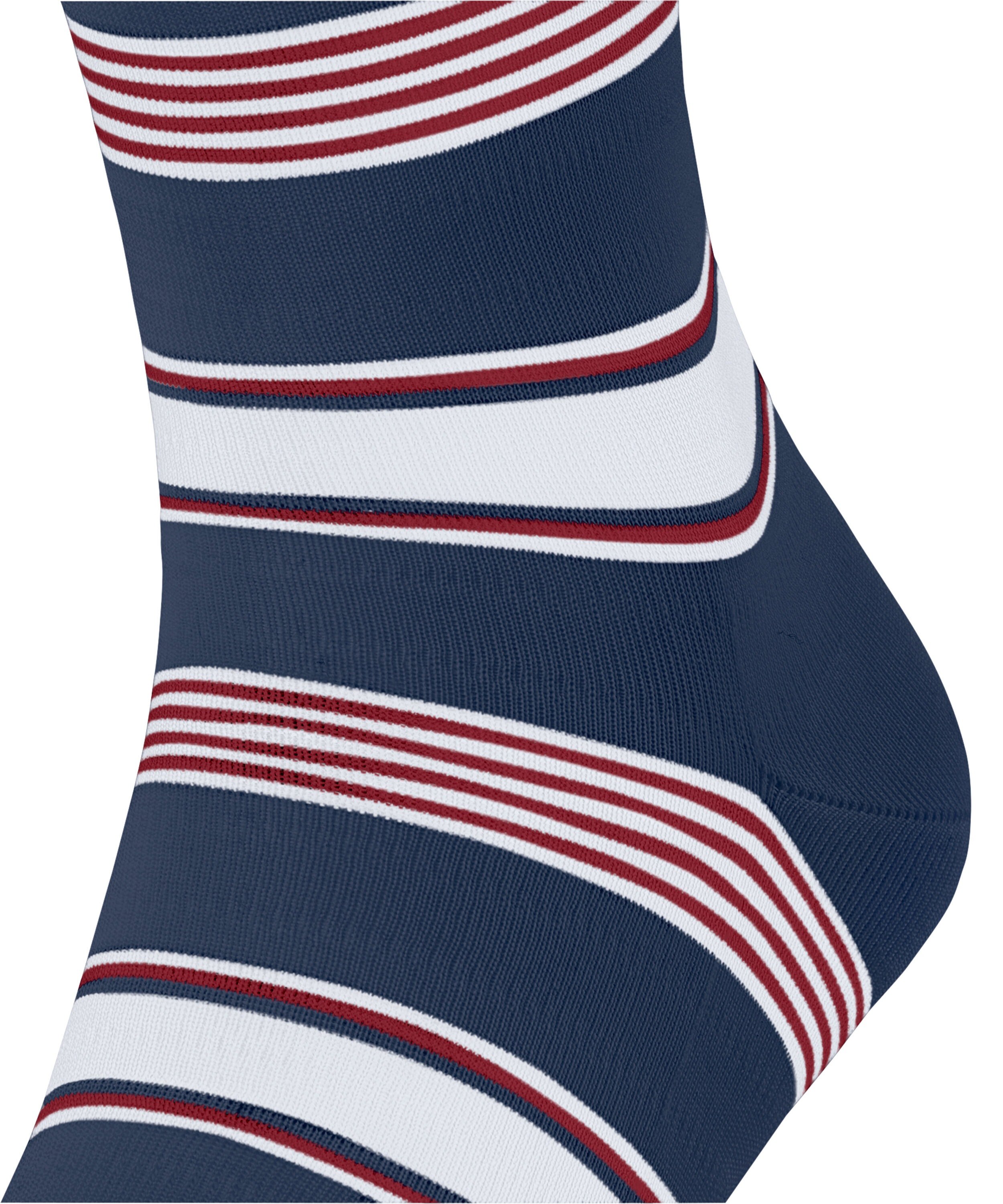 FALKE Marina Stripe herensokken, blauw (royal blue)