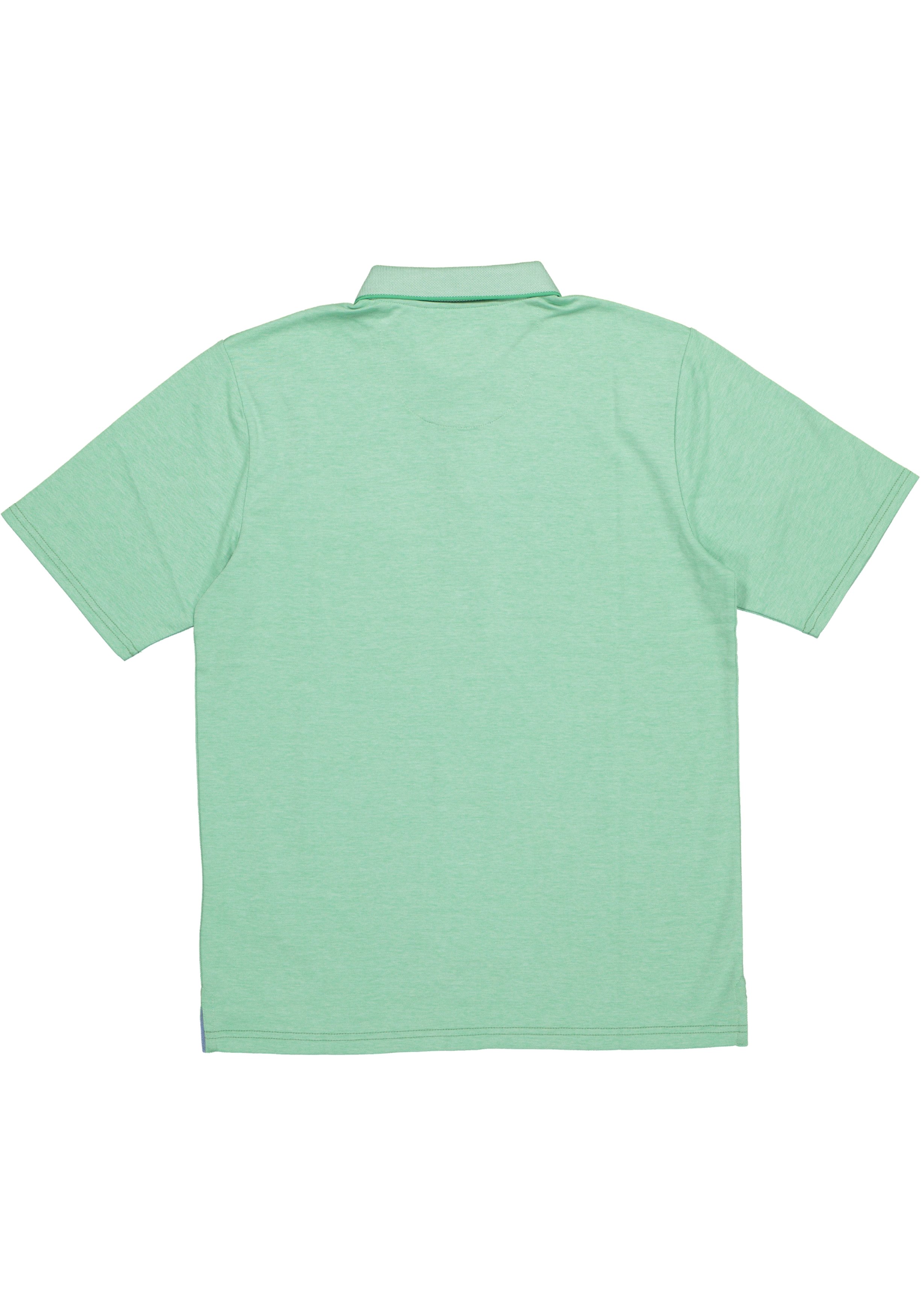 Redmond regular fit poloshirt, groen melange